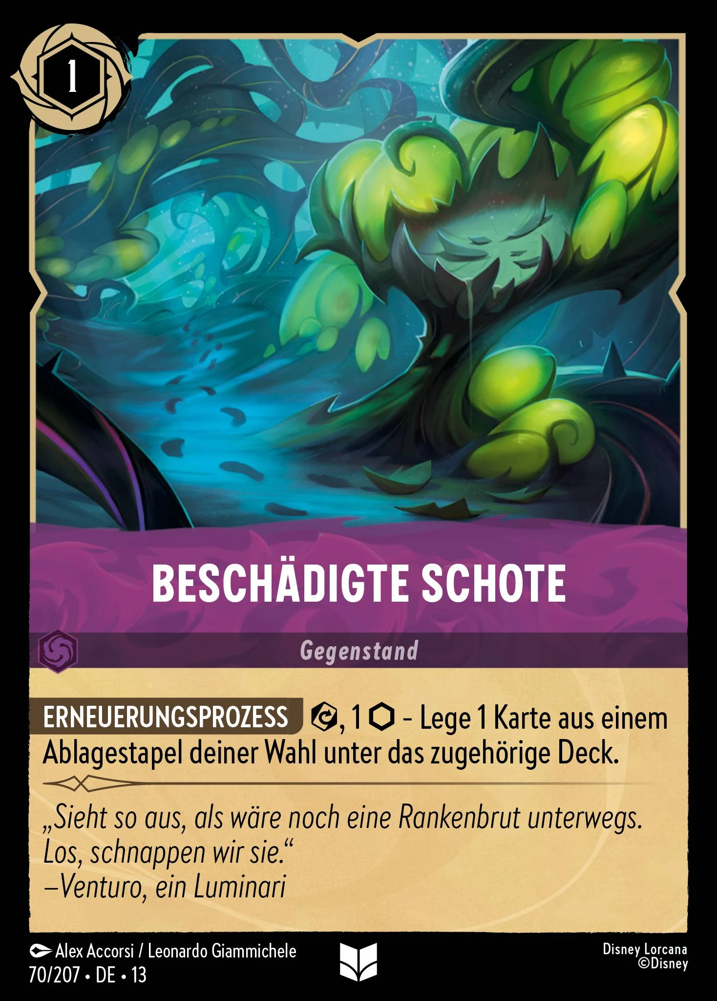 Beschädigte Schote (Angriff der Ranke! 070)