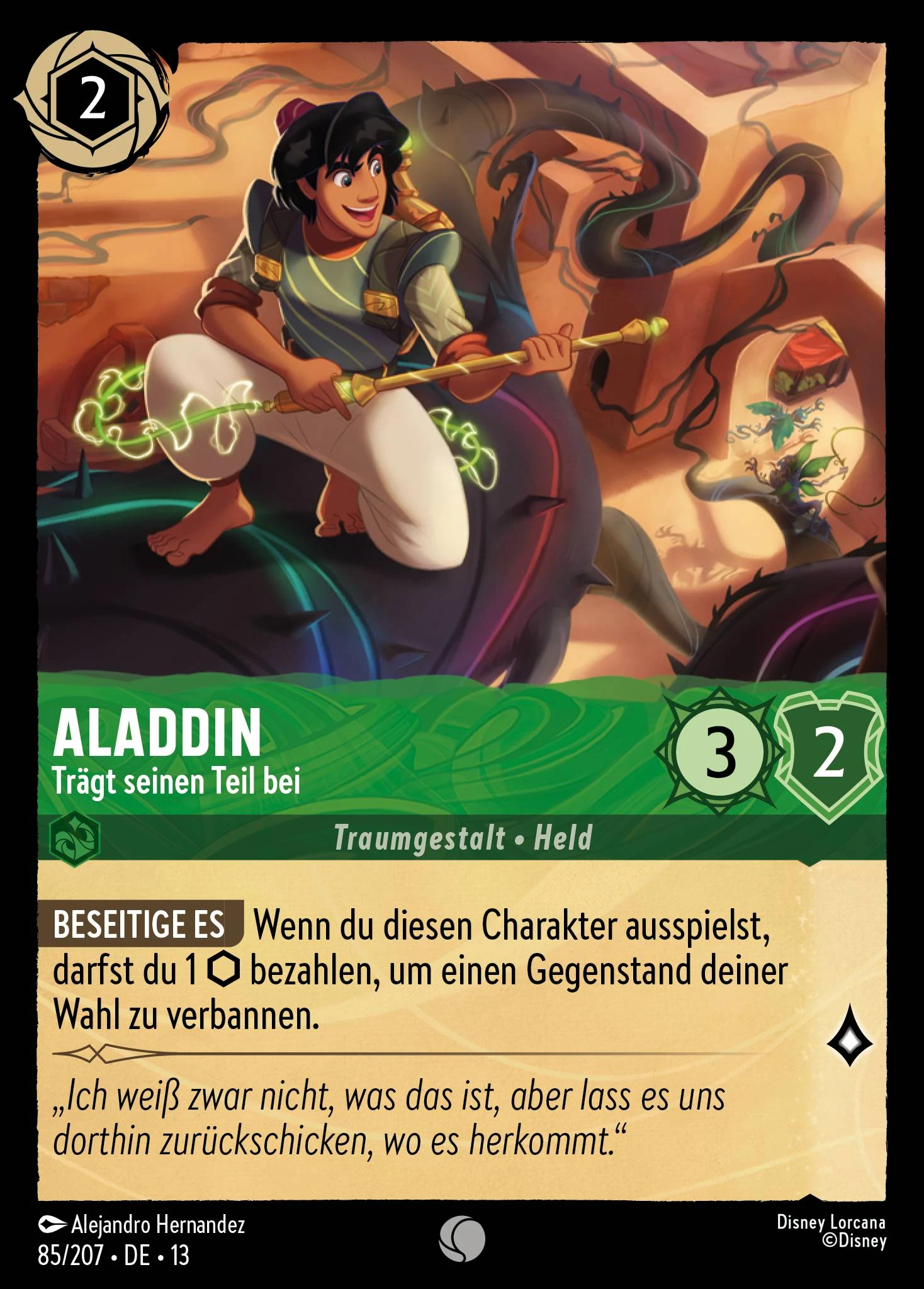 Aladdin - Trägt seinen Teil bei (Angriff der Ranke! 085)