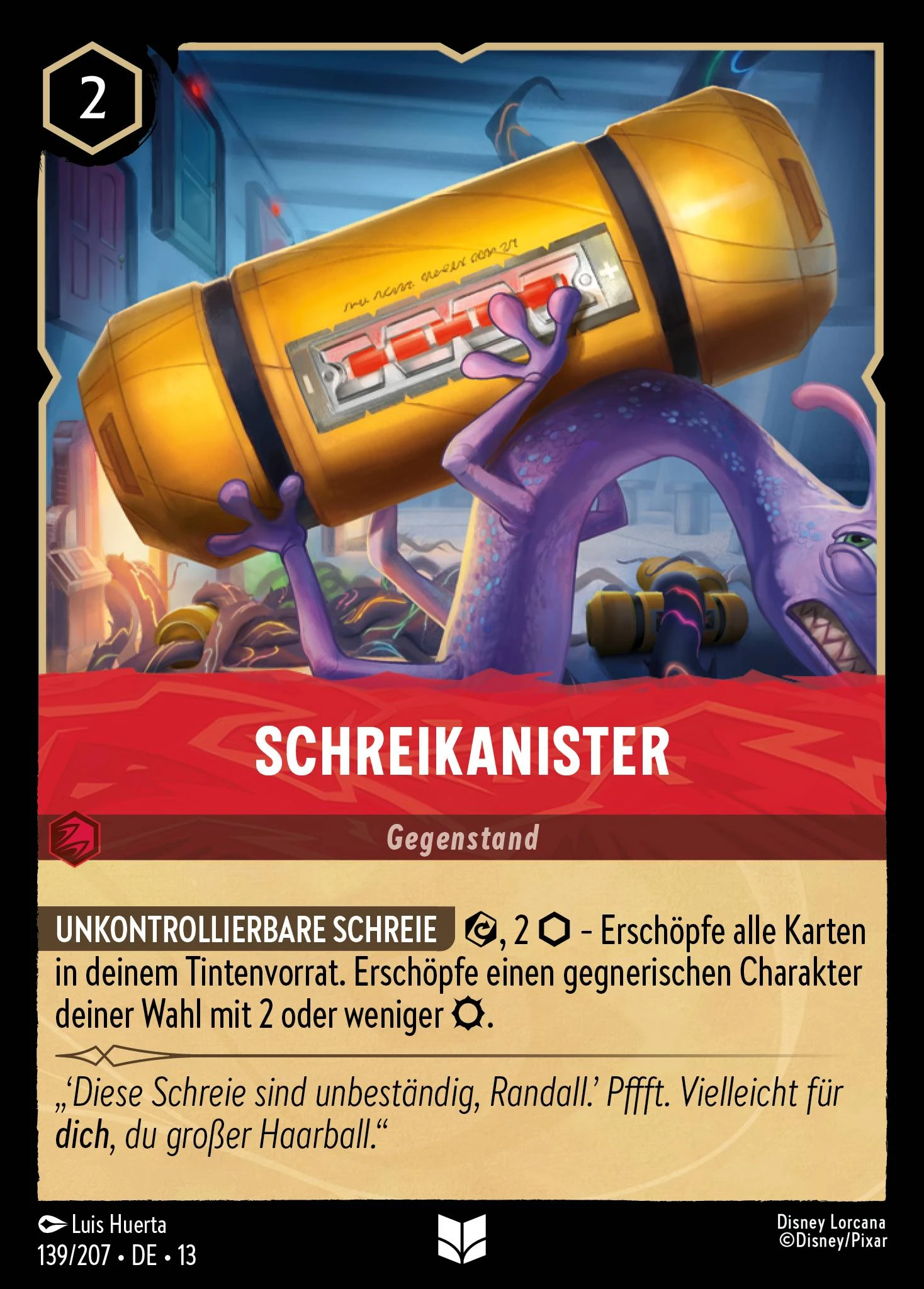 Schreikanister (Angriff der Ranke! 139)