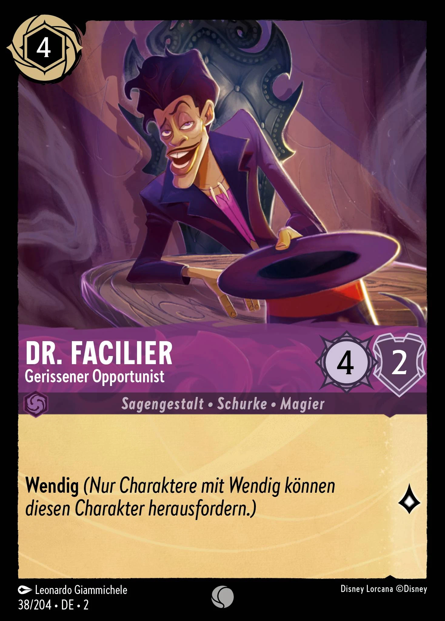 Dr. Facilier - Gerissener Opportunist (Aufstieg der Flutgestalten 038)