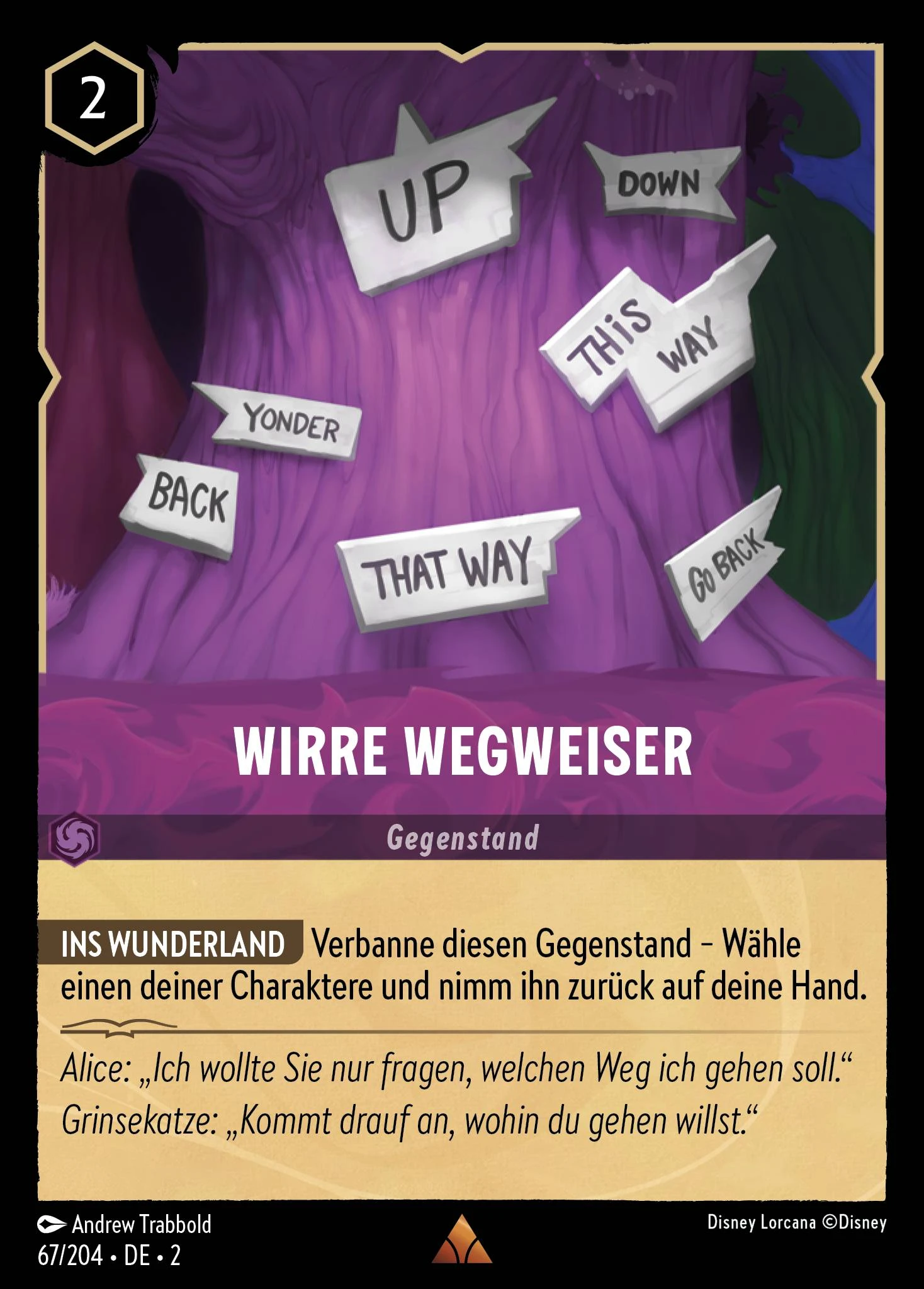Wirre Wegweiser (Aufstieg der Flutgestalten 067)