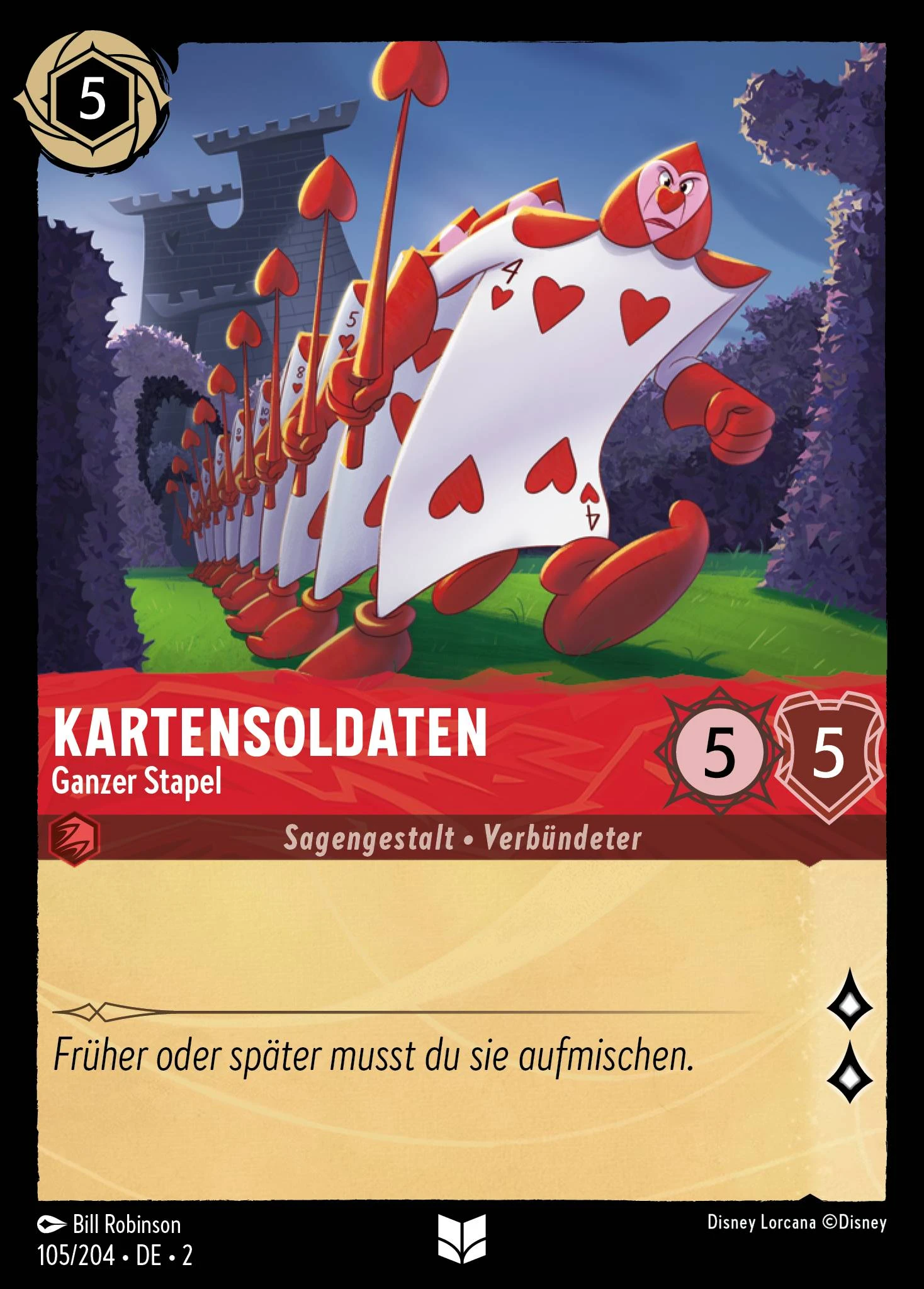 Kartensoldaten - Ganzer Stapel (Aufstieg der Flutgestalten 105)