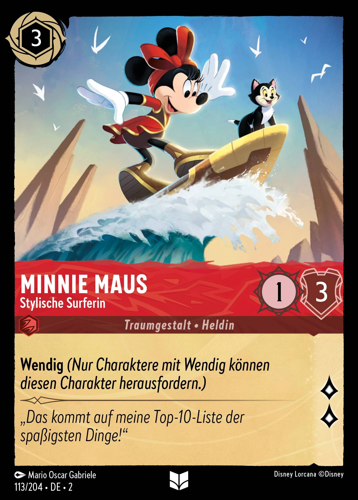 Minnie Maus - Stylische Surferin (Aufstieg der Flutgestalten 113)