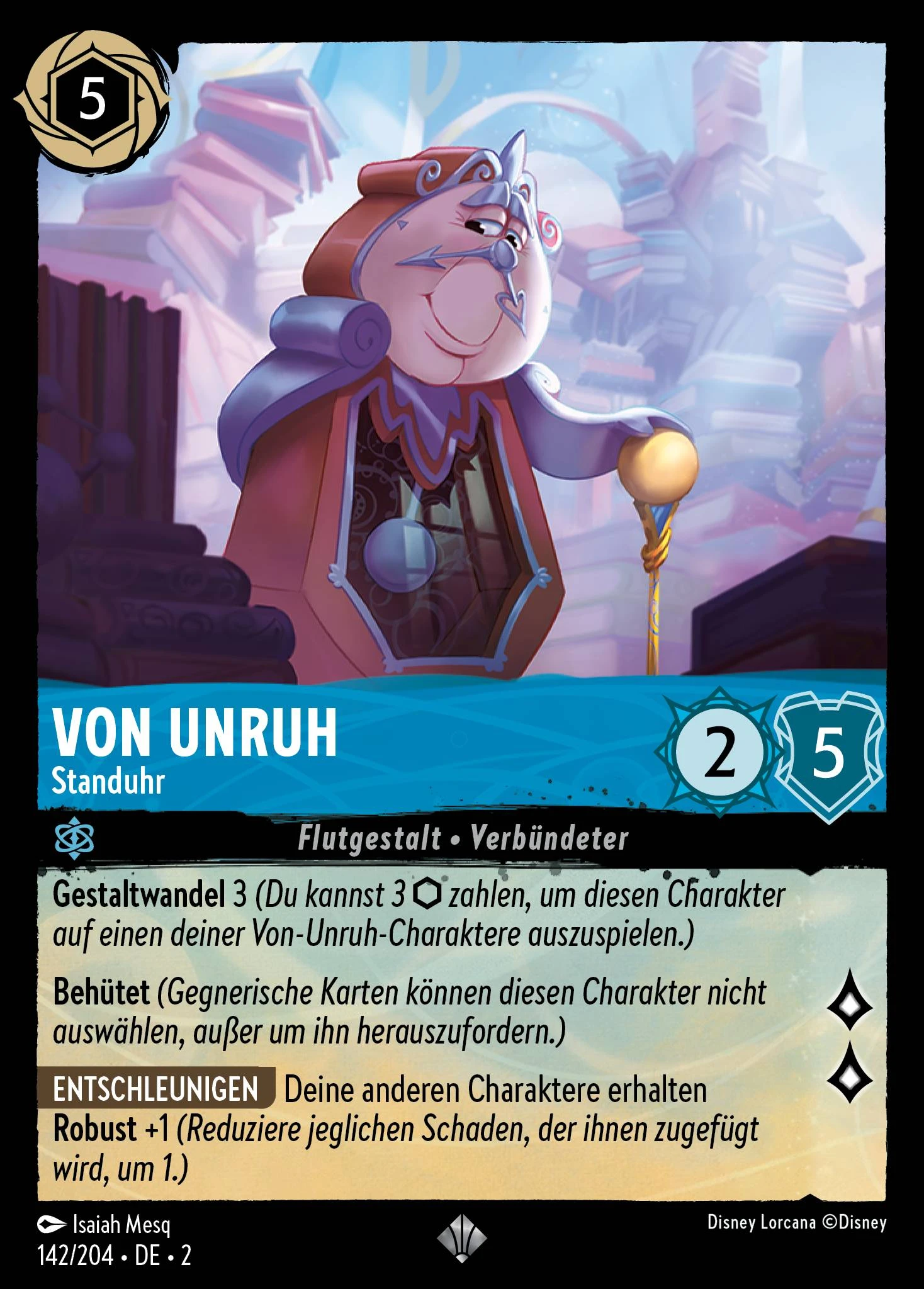 Von Unruh - Standuhr (Aufstieg der Flutgestalten 142)