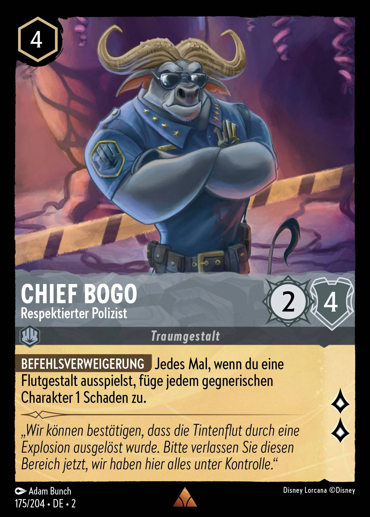 Chief Bogo - Respektierter Polizist (Aufstieg der Flutgestalten 175)