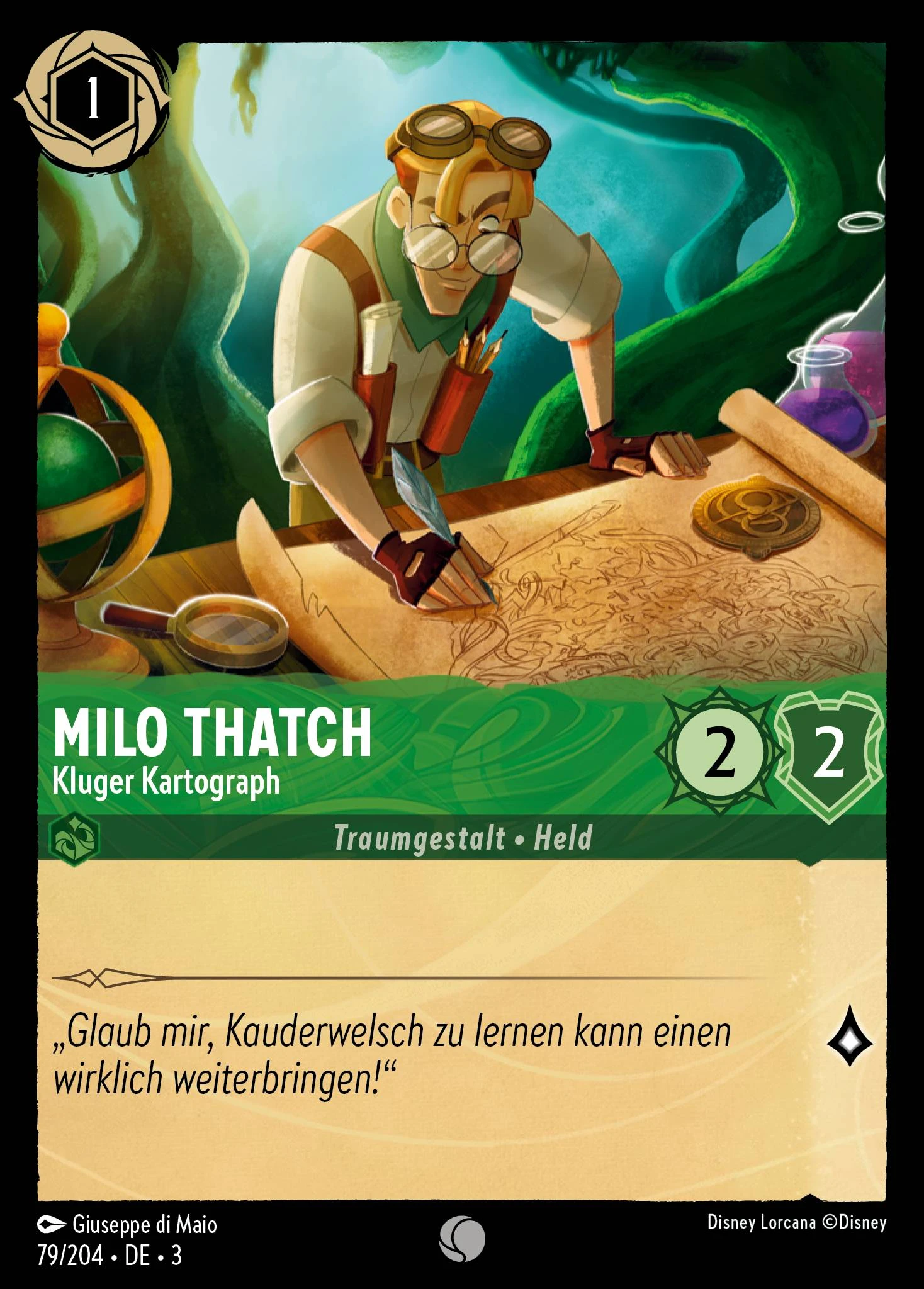 Milo Thatch - Kluger Kartograph (Die Tintenlande 079)