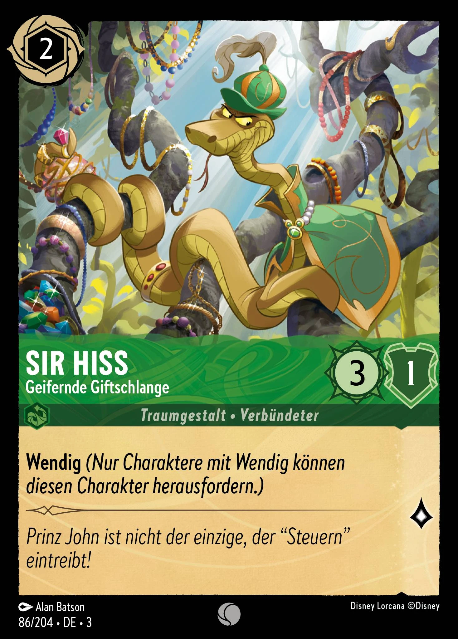 Sir Hiss - Geifernde Giftschlange (Die Tintenlande 086)