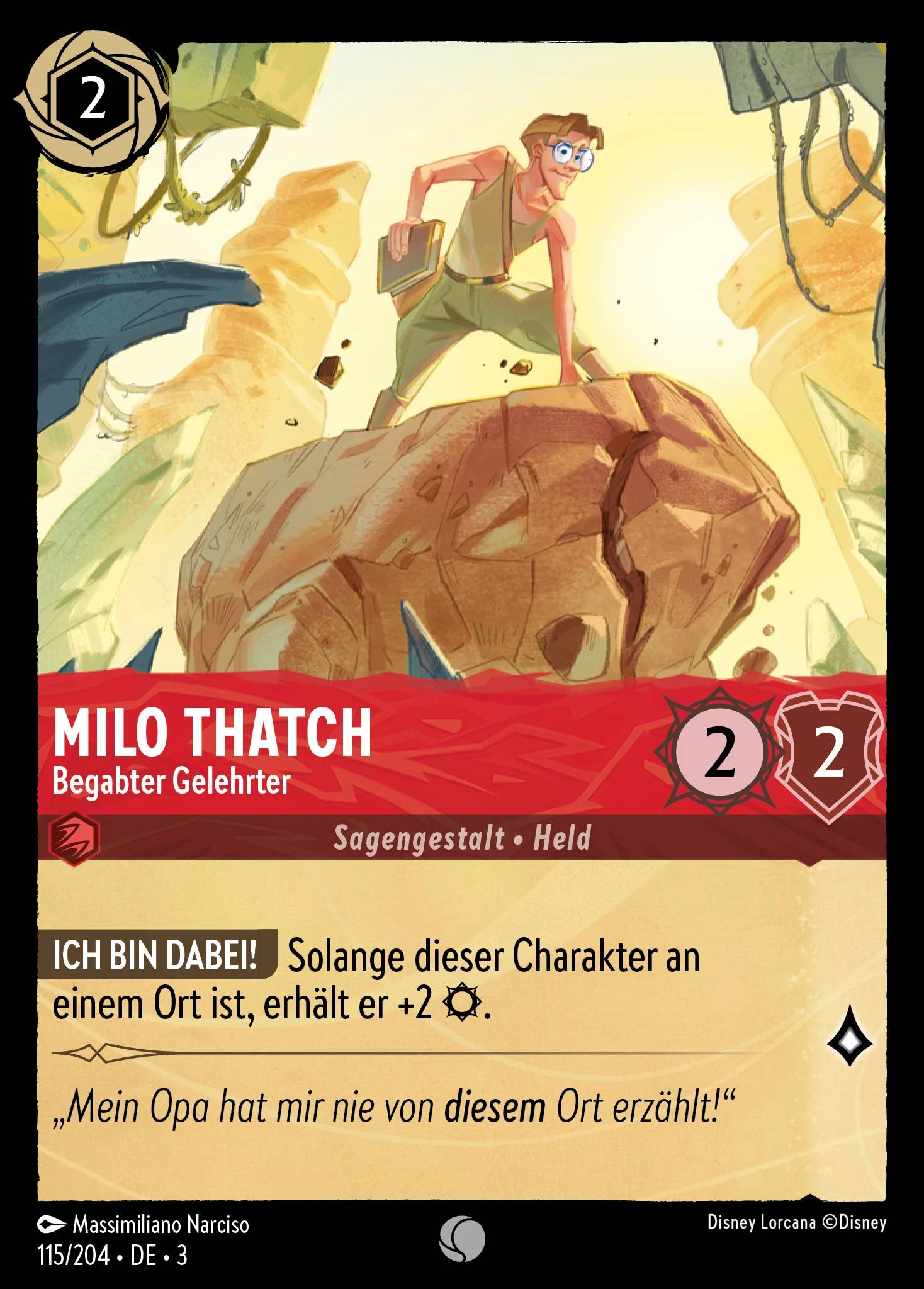 Milo Thatch - Begabter Gelehrter (Die Tintenlande 115)