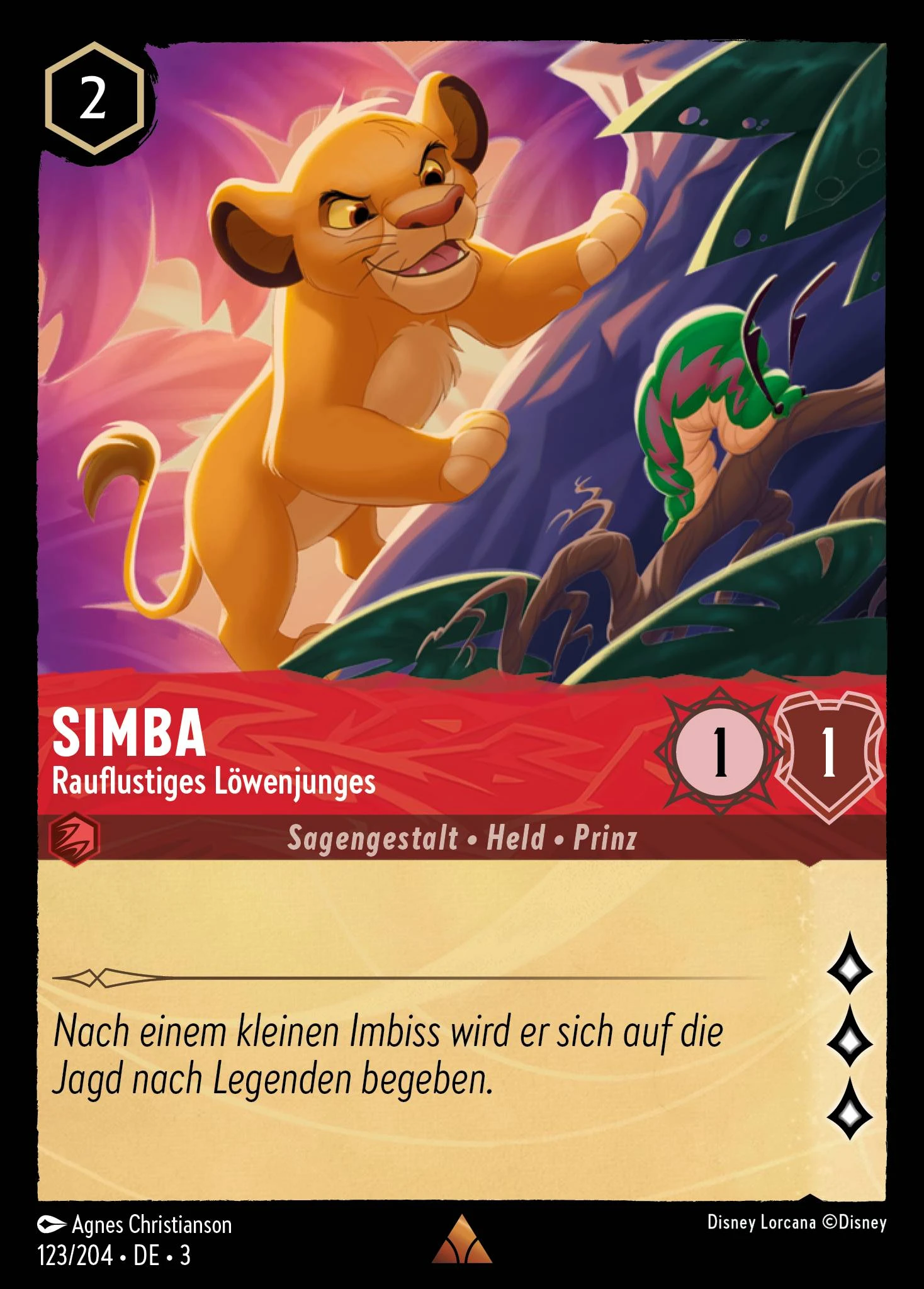 Simba - Rauflustiges Löwenjunges (Die Tintenlande 123)