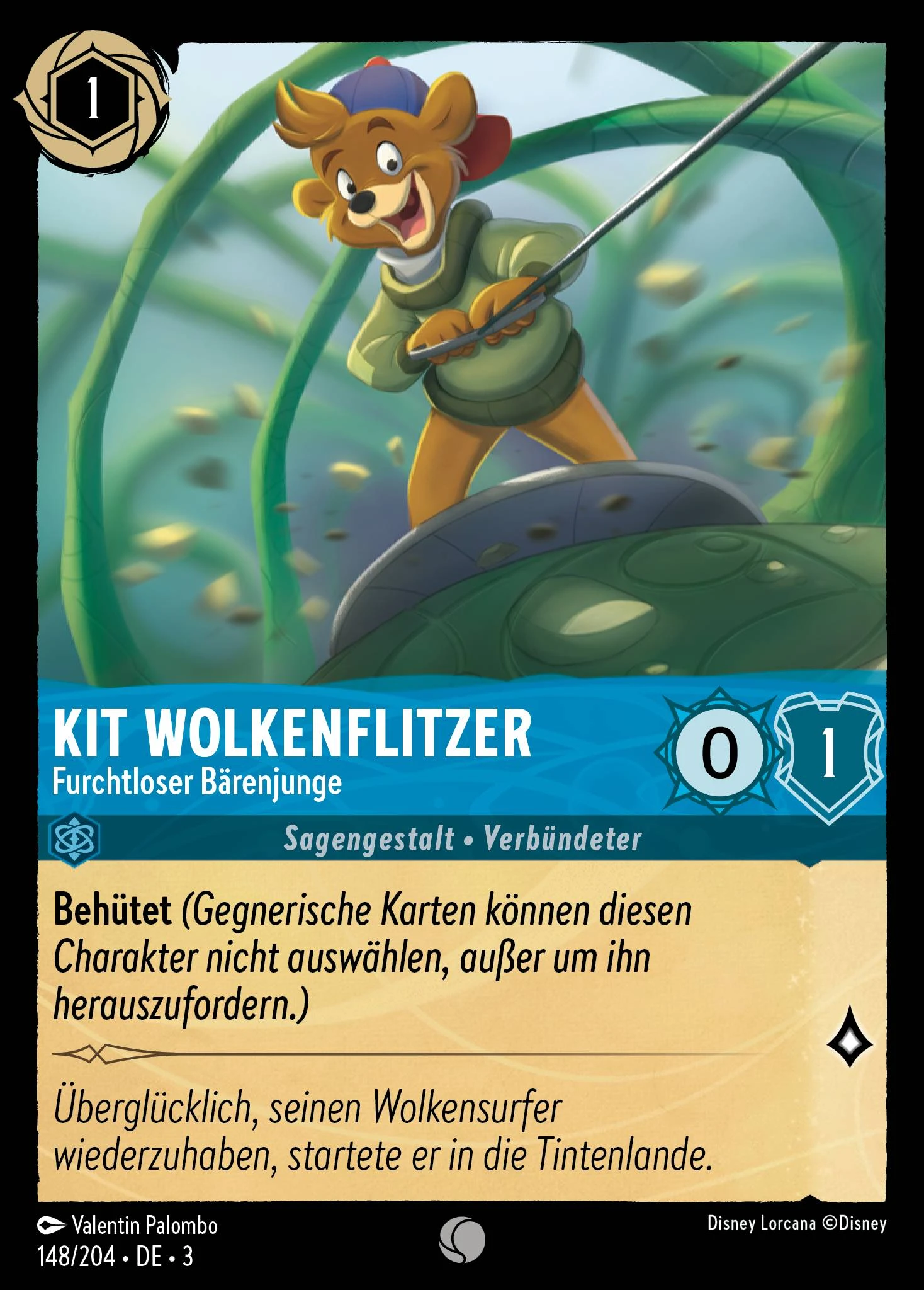 Kit Wolkenflitzer - Furchtloser Bärenjunge (Die Tintenlande 148)