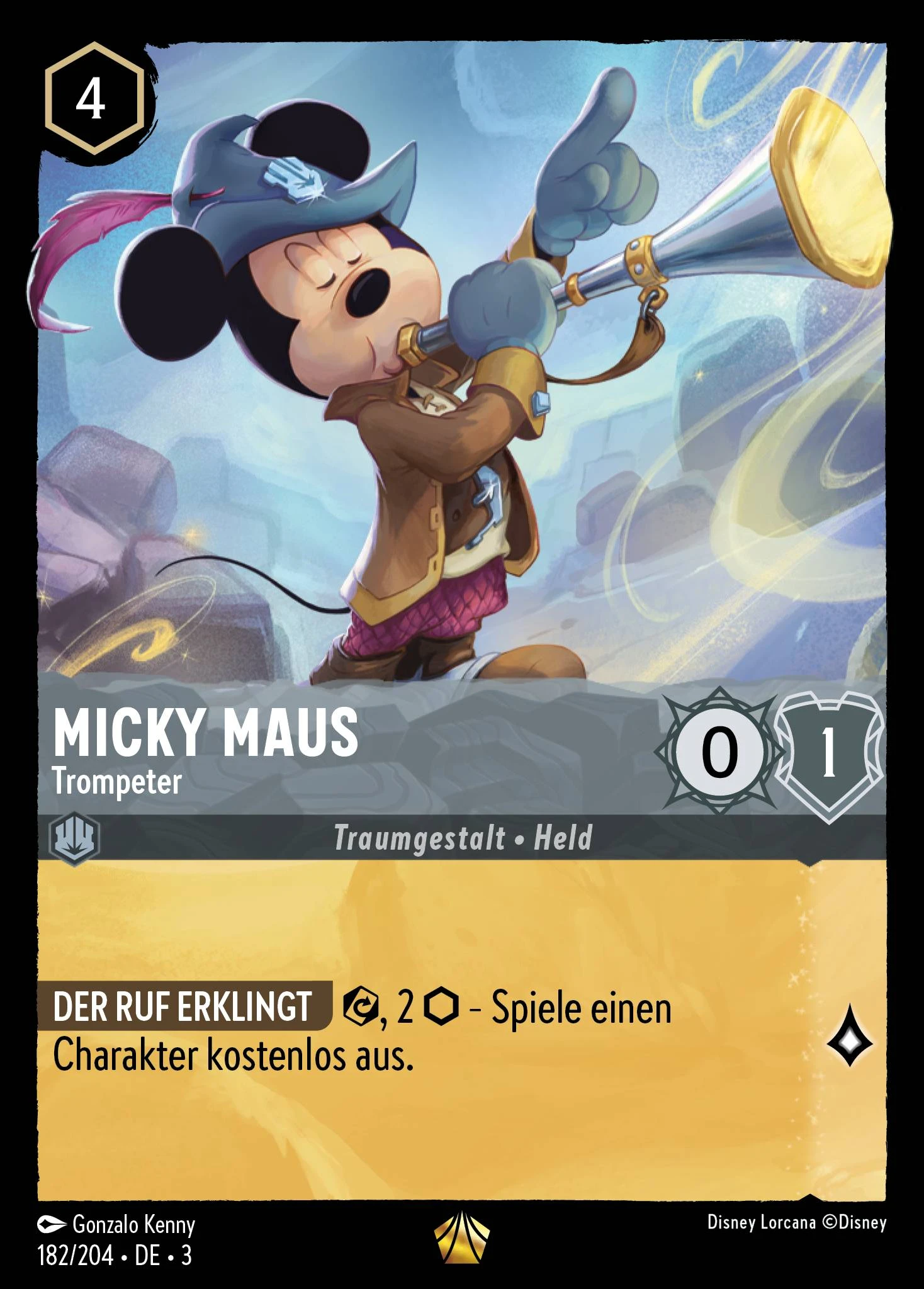 Micky Maus - Trompeter (Die Tintenlande 182)