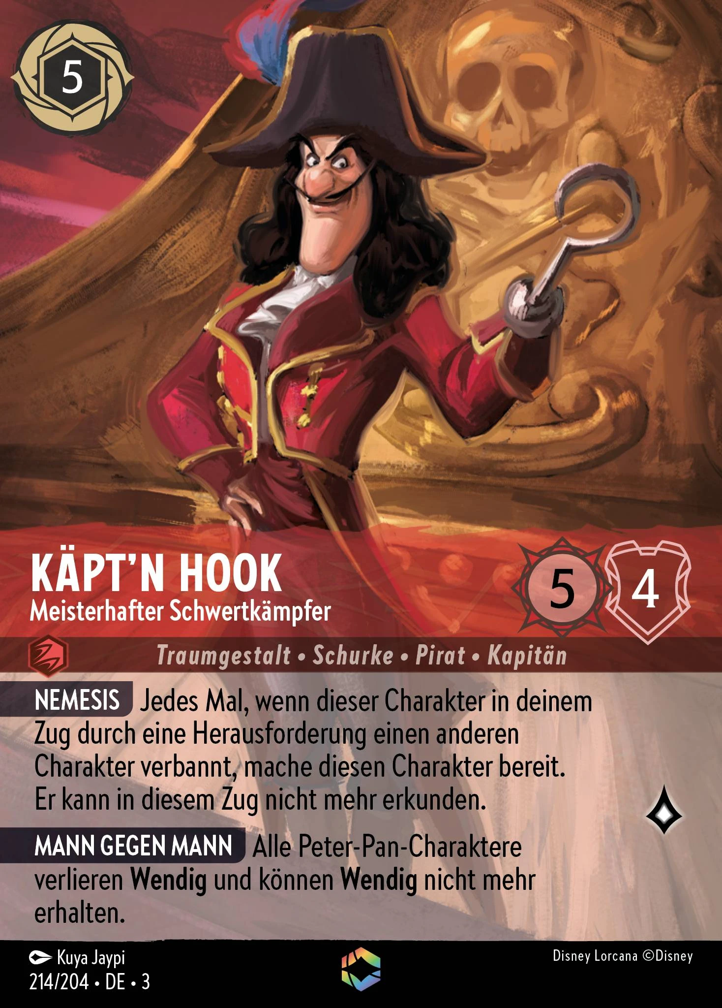 Käpt'n Hook - Meisterhafter Schwertkämpfer (Die Tintenlande 214)