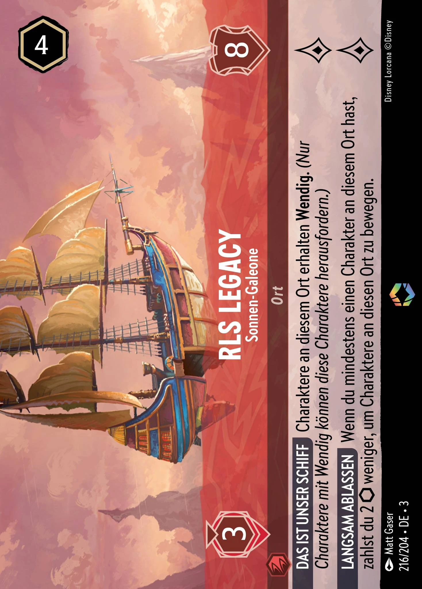RLS Legacy - Sonnen-Galeone (Die Tintenlande 216)