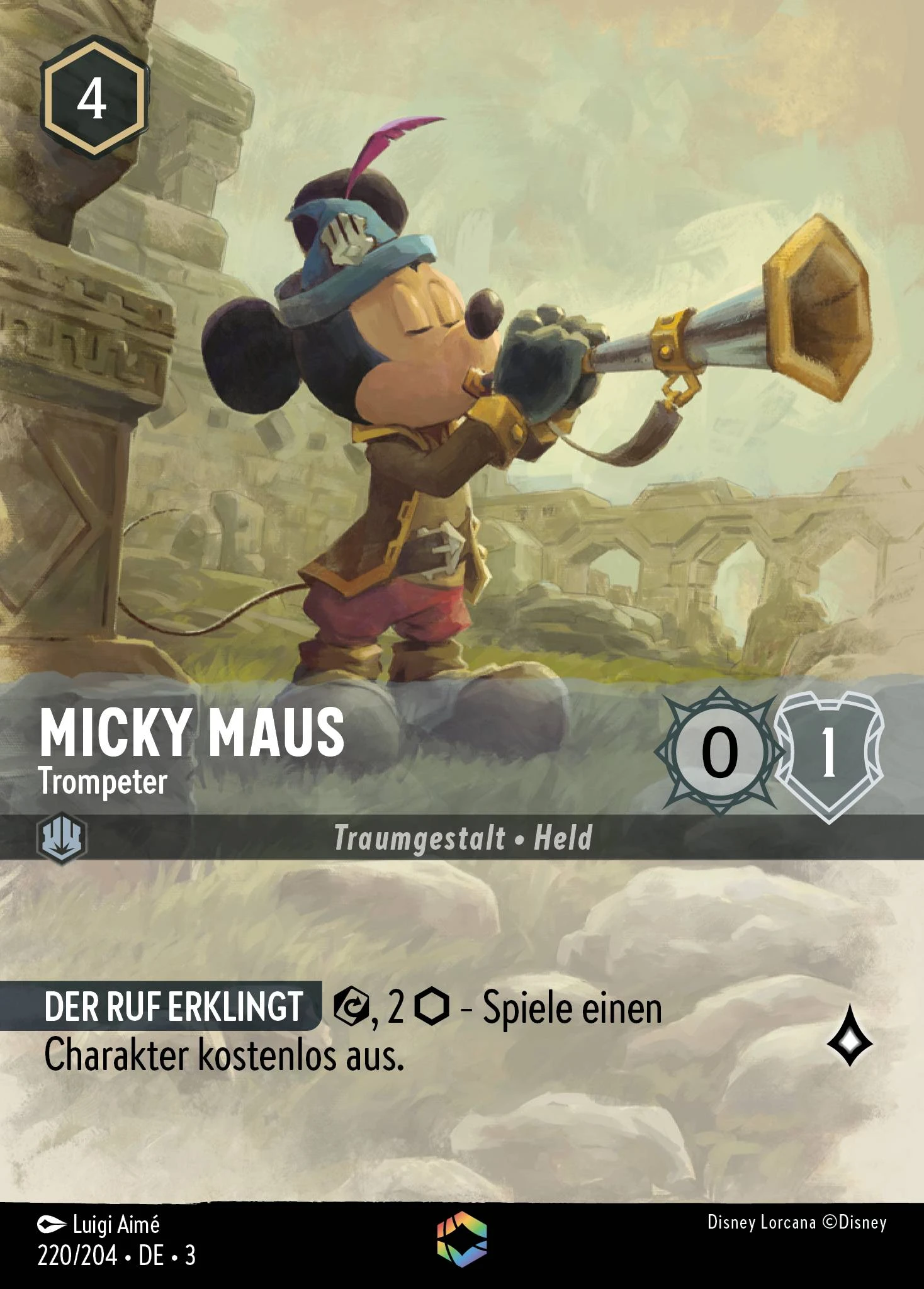 Micky Maus - Trompeter (Die Tintenlande 220)