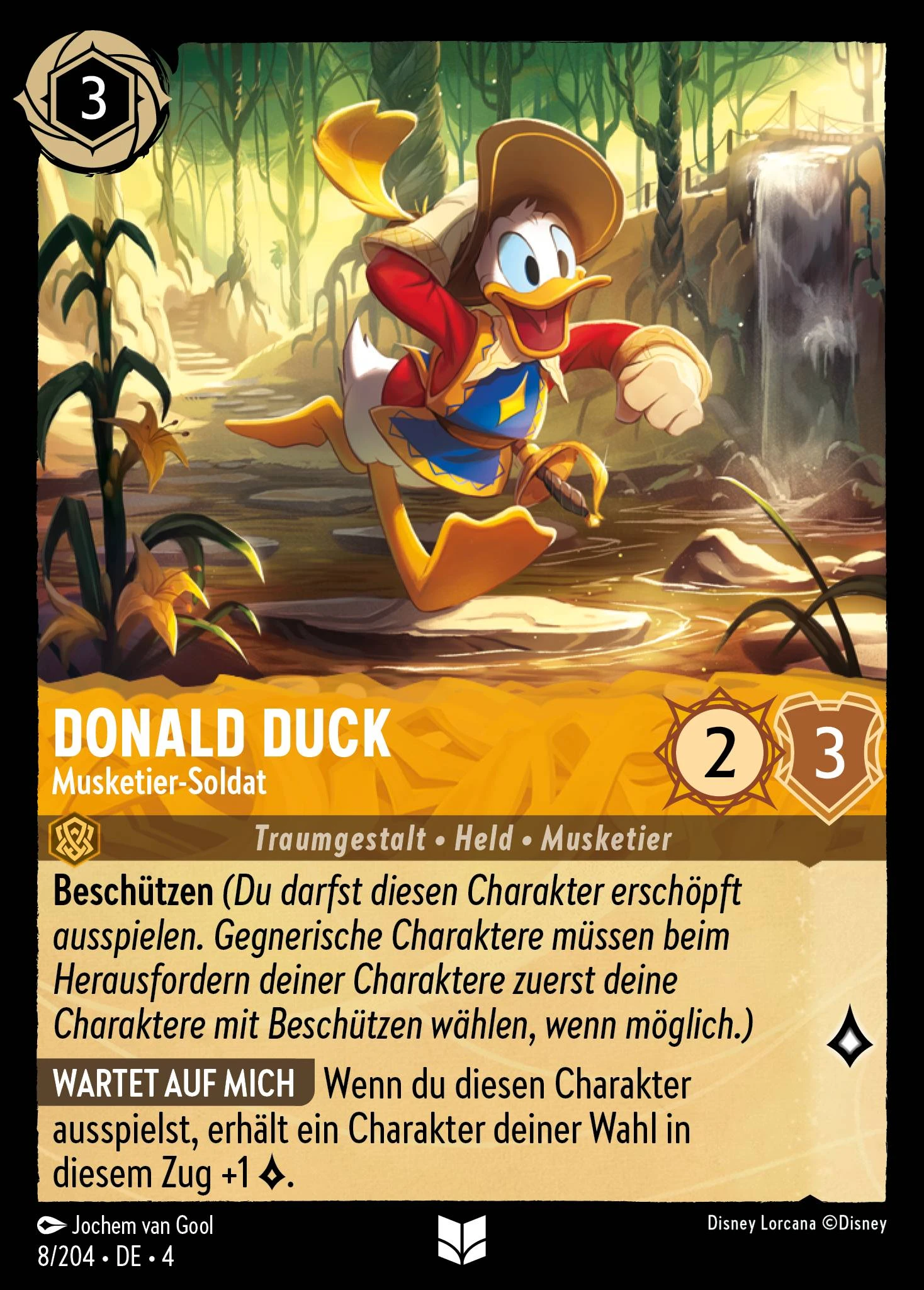 Donald Duck - Musketier-Soldat (Ursulas Rückkehr 008)