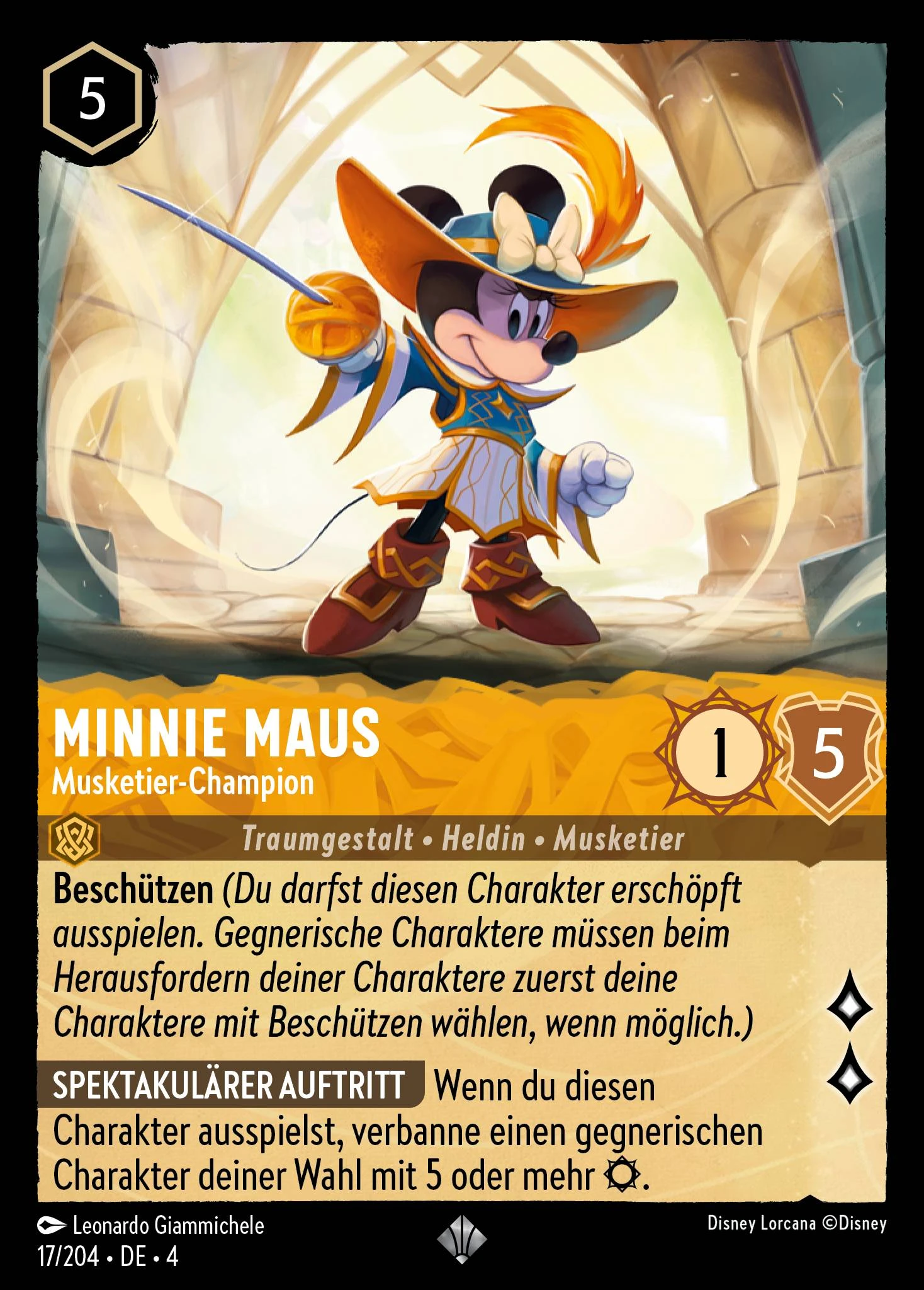 Minnie Maus - Musketier-Champion (Ursulas Rückkehr 017)
