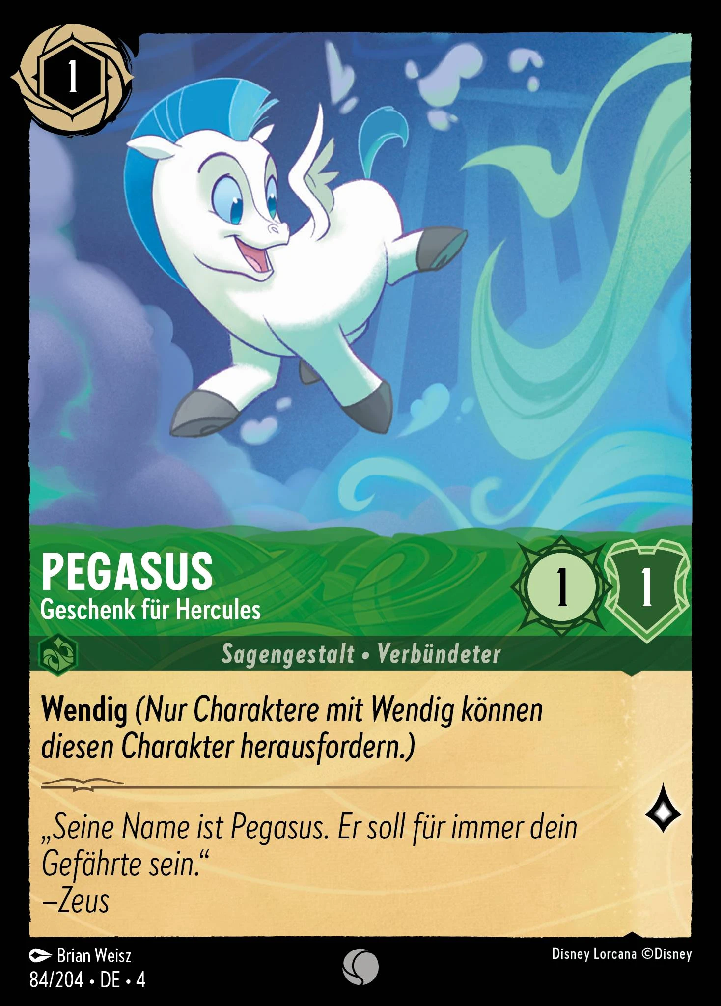 Pegasus - Geschenk für Hercules (Ursulas Rückkehr 084)