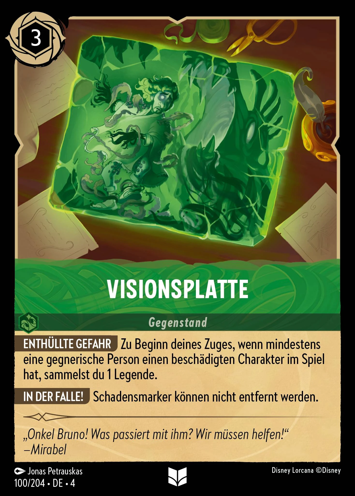 Visionsplatte (Ursulas Rückkehr 100)