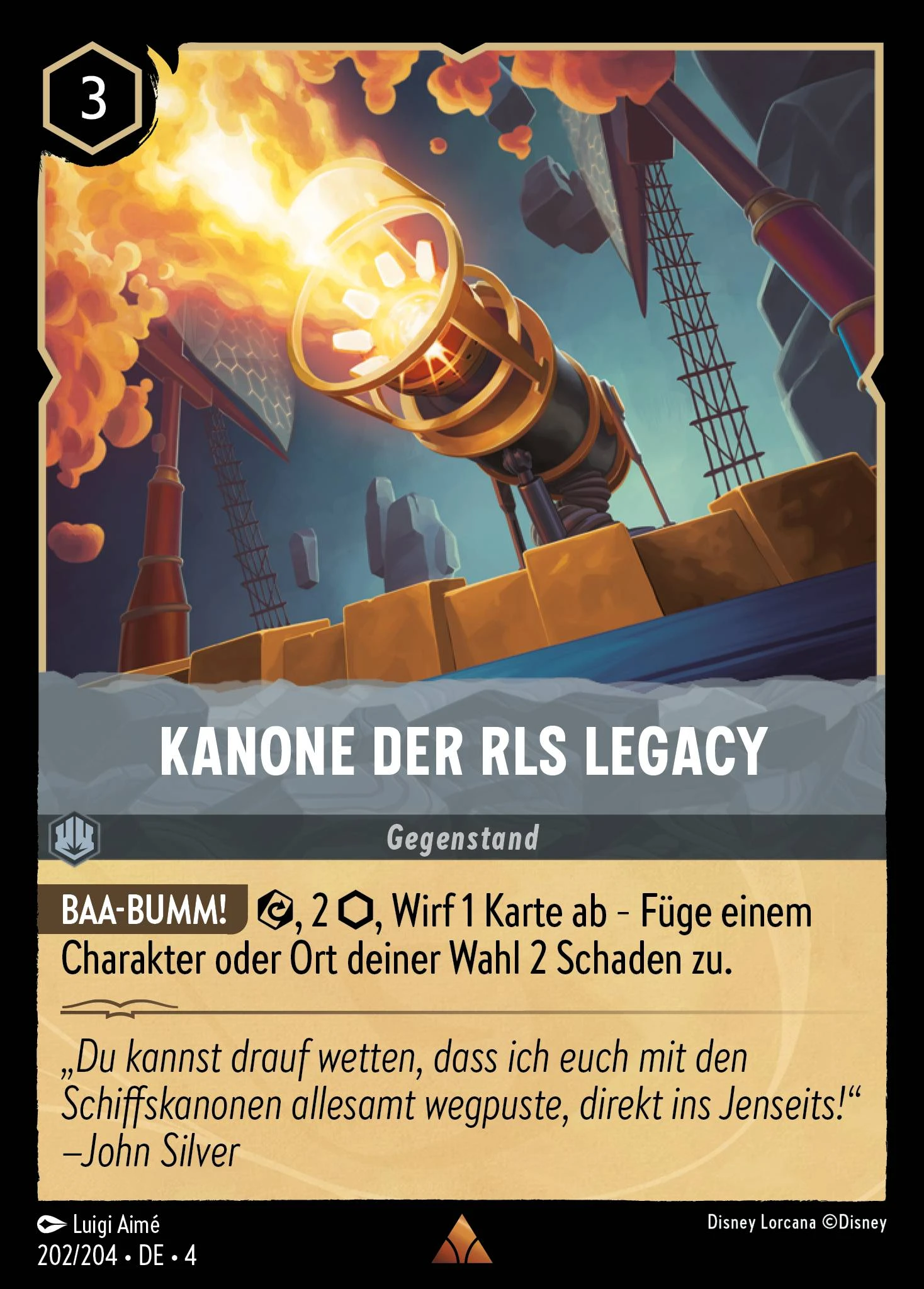 Kanone der RLS Legacy (Ursulas Rückkehr 202)
