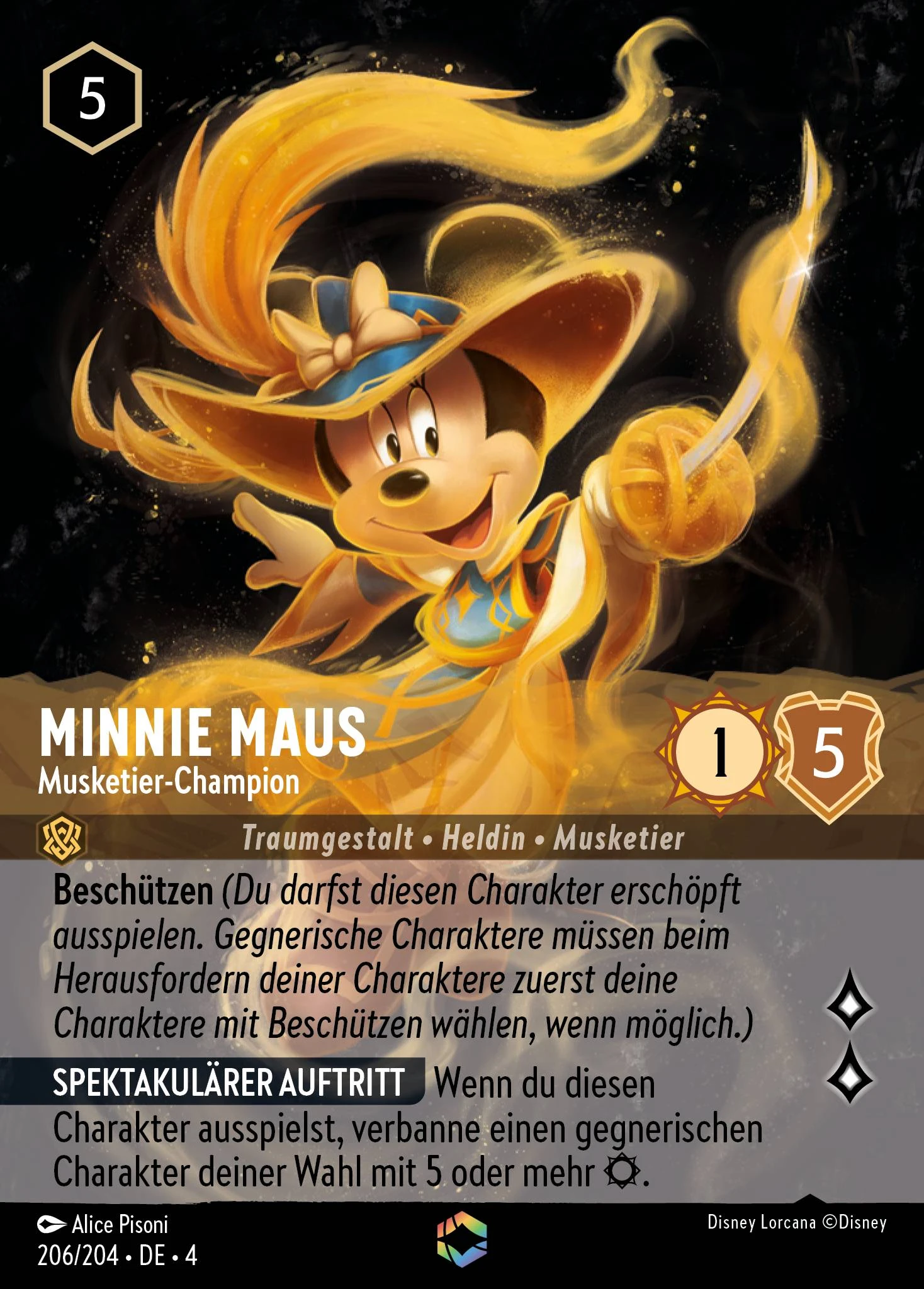 Minnie Maus - Musketier-Champion (Ursulas Rückkehr 206)