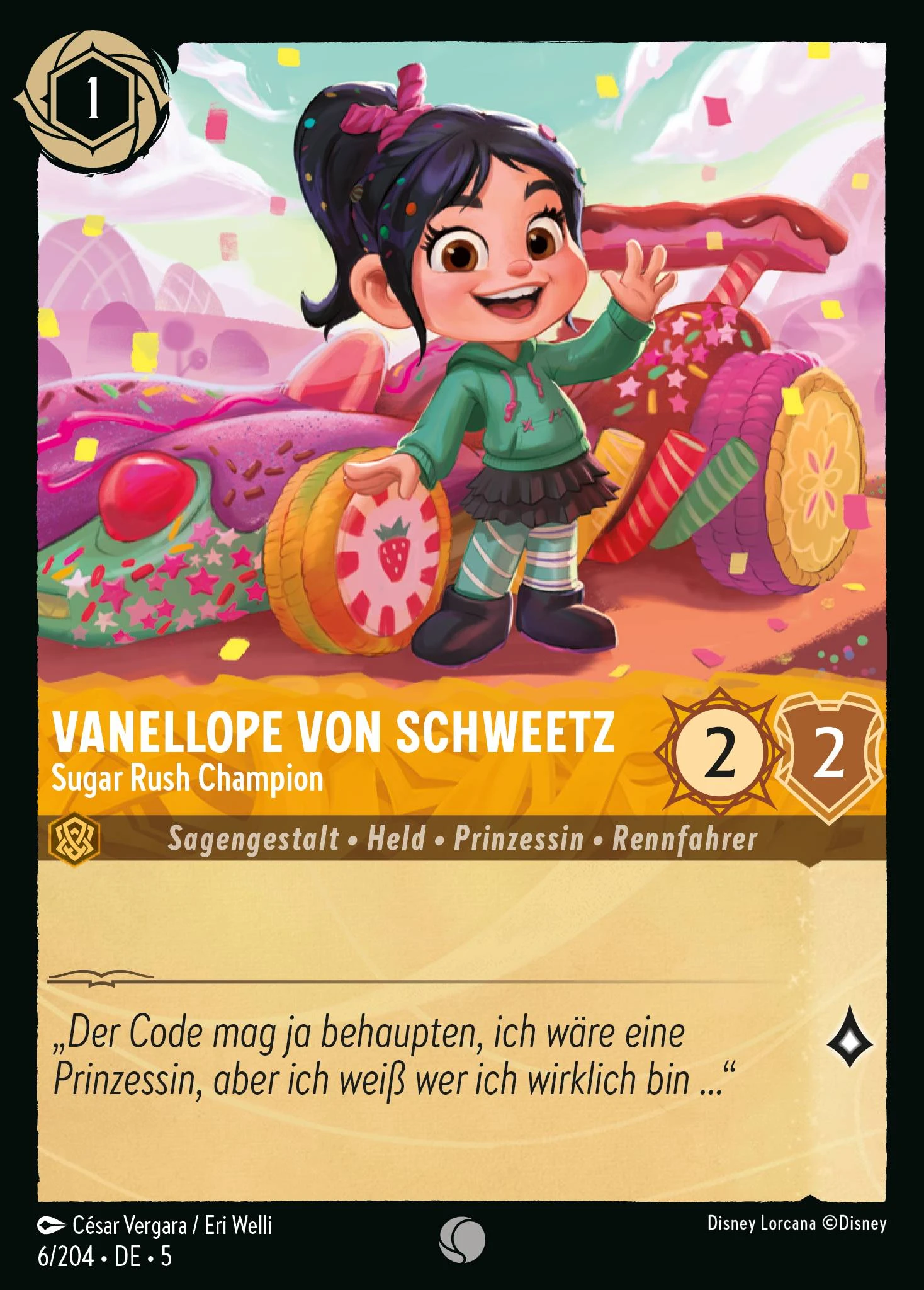 Vanellope von Schweetz - Sugar Rush Champion (Himmelsleuchten 006)