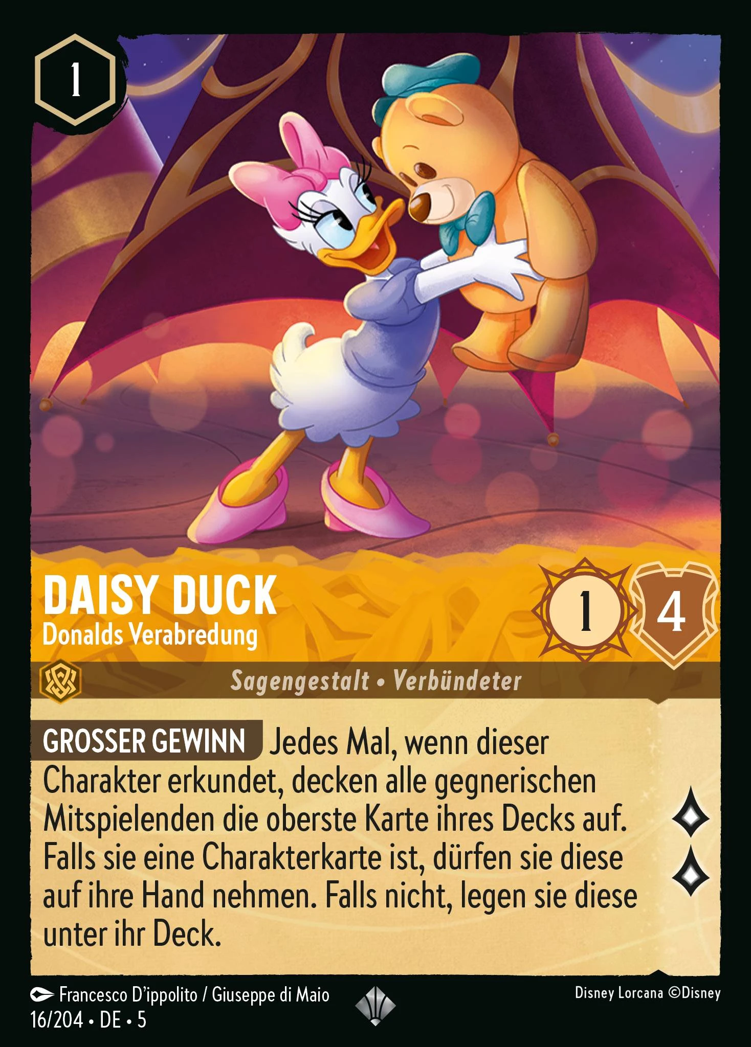 Daisy Duck - Donalds Verabredung (Himmelsleuchten 016)