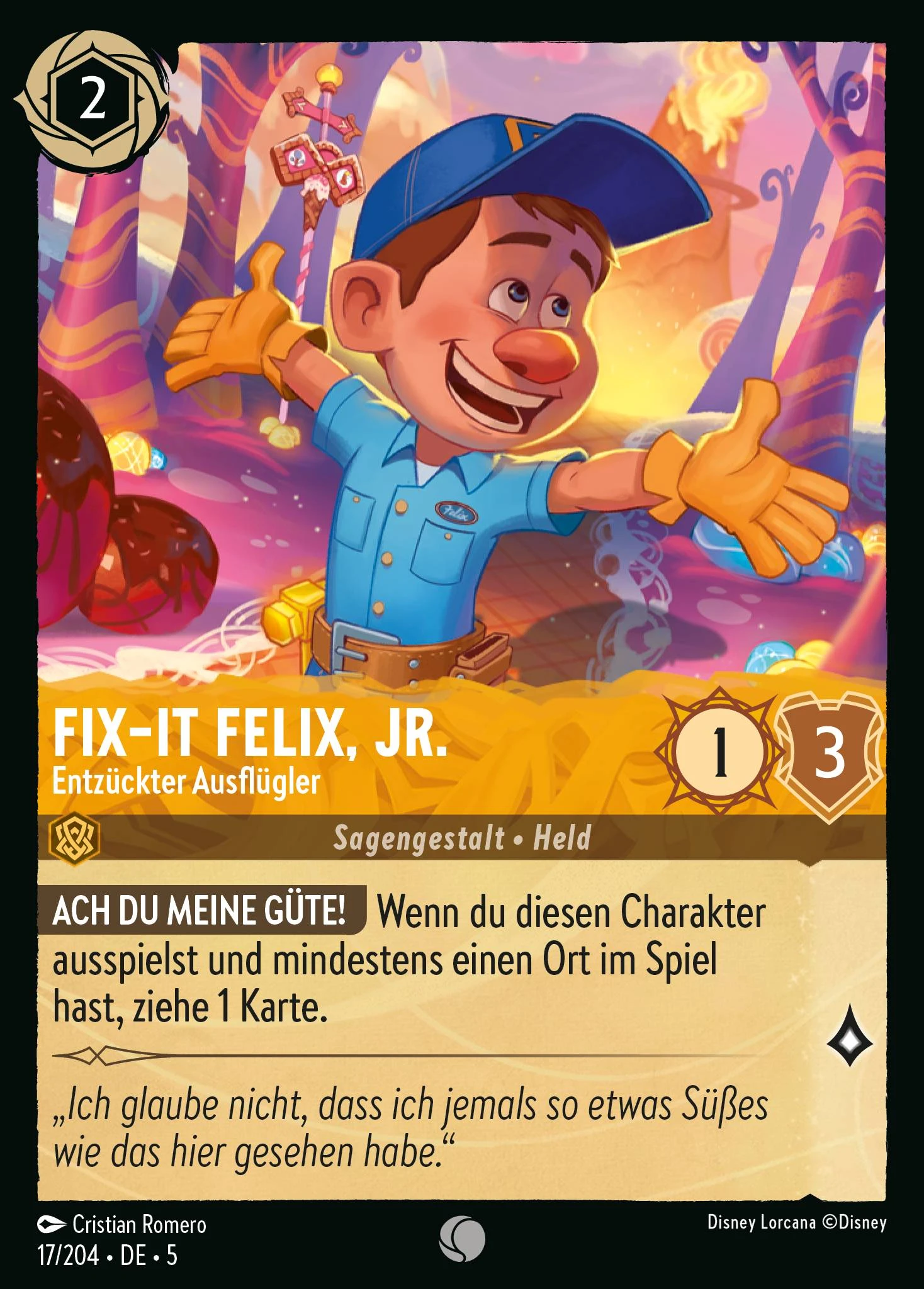Fix-It Felix, Jr. - Entzückter Ausflügler (Himmelsleuchten 017)