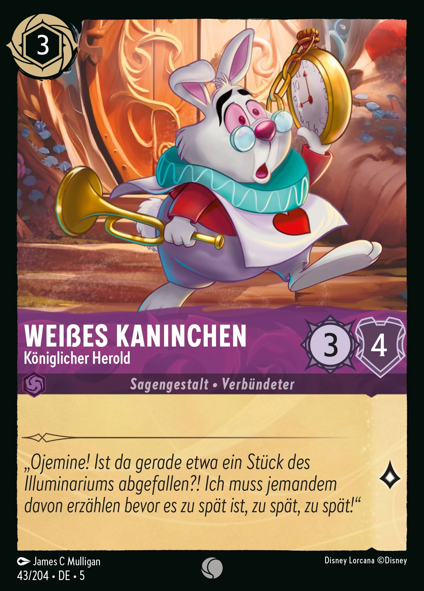 Weißes Kaninchen - Königlicher Herold (Himmelsleuchten 043)