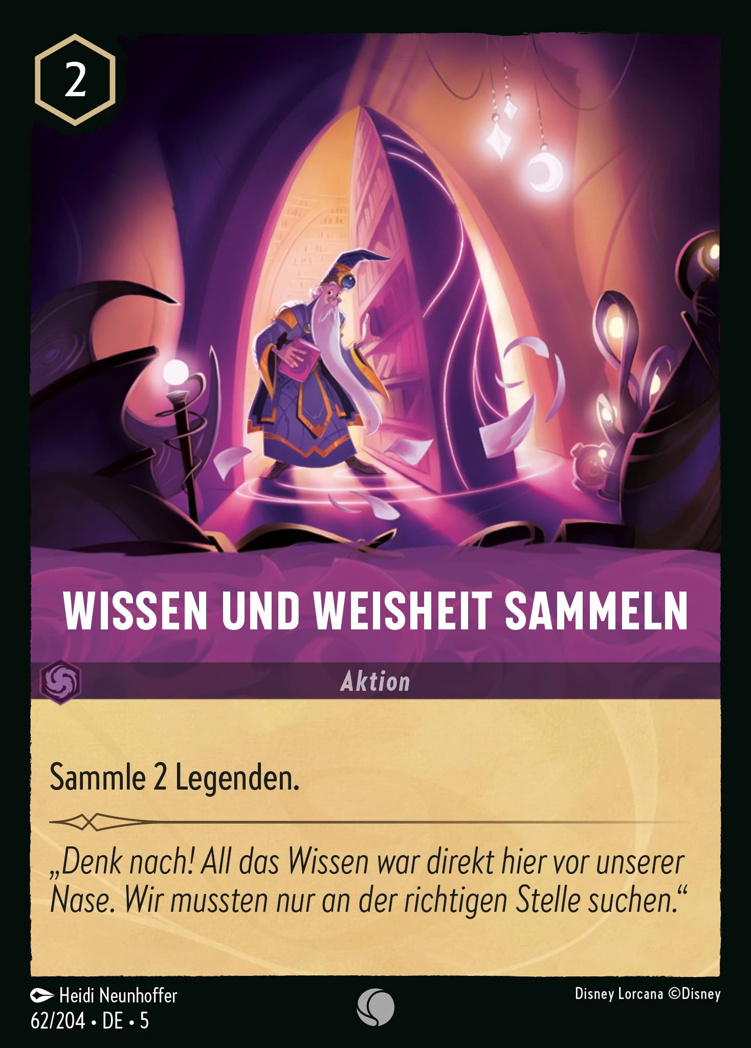 Wissen und Weisheit sammeln (Himmelsleuchten 062)