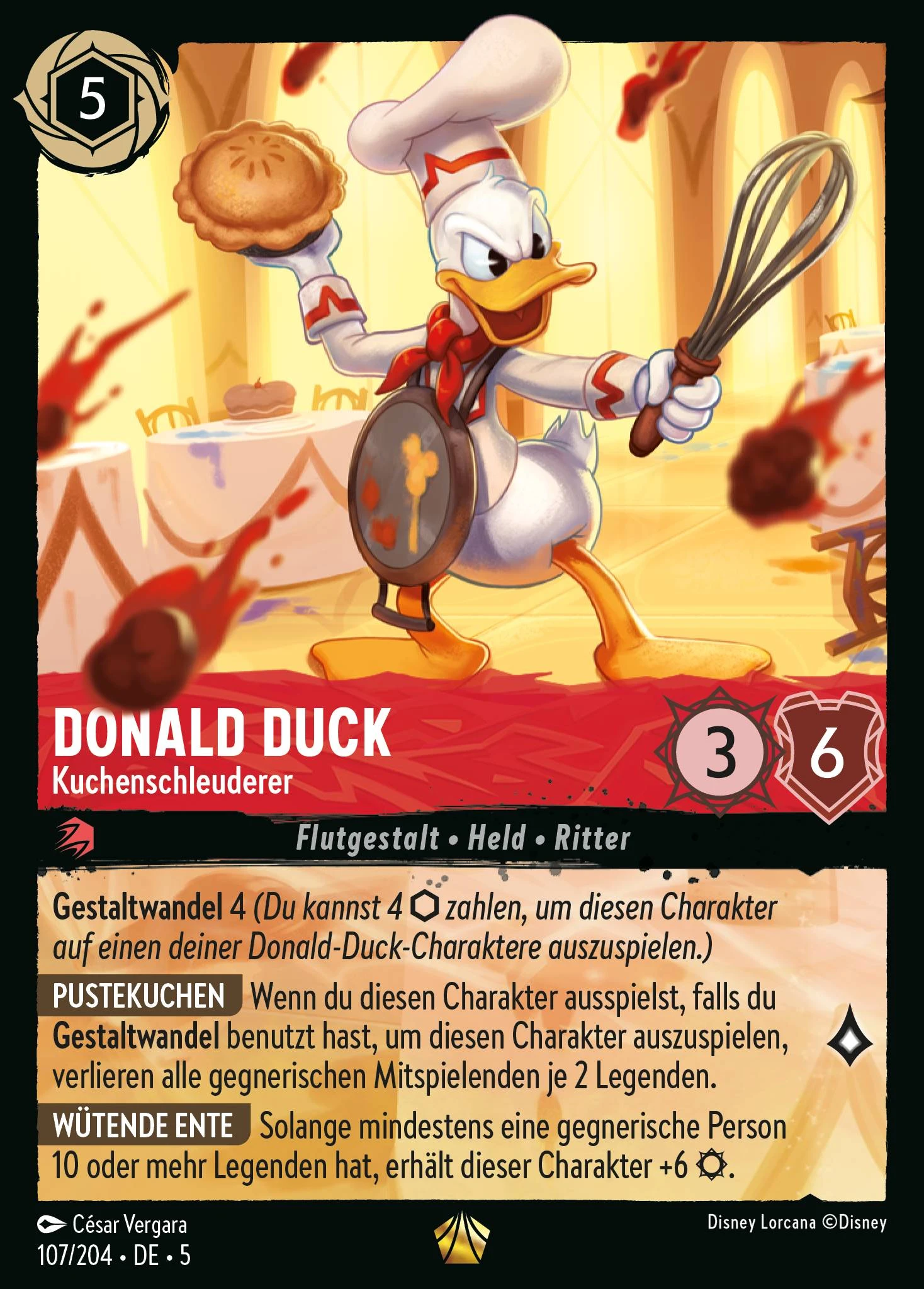 Donald Duck - Kuchenschleuderer (Himmelsleuchten 107)