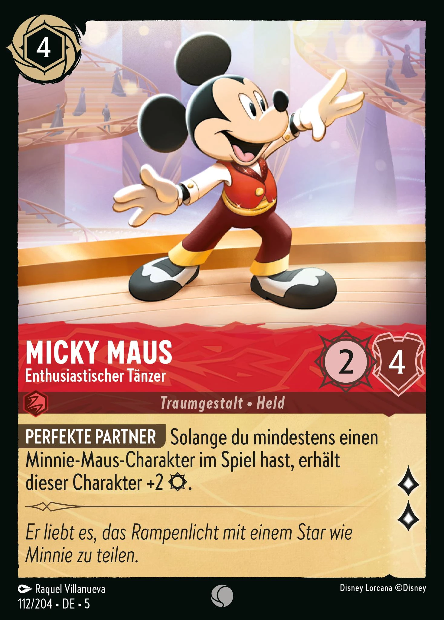 Micky Maus - Enthusiastischer Tänzer (Himmelsleuchten 112)