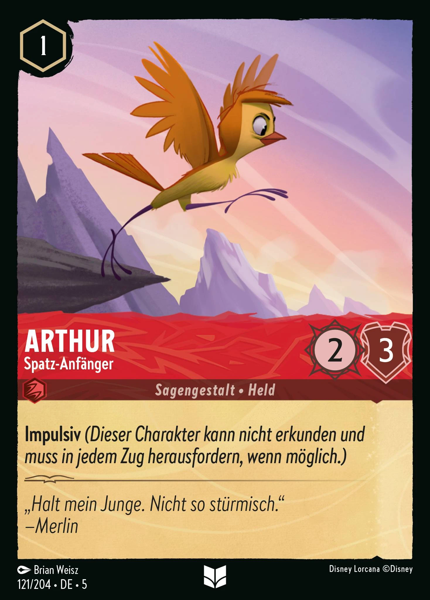 Arthur - Spatz-Anfänger (Himmelsleuchten 121)