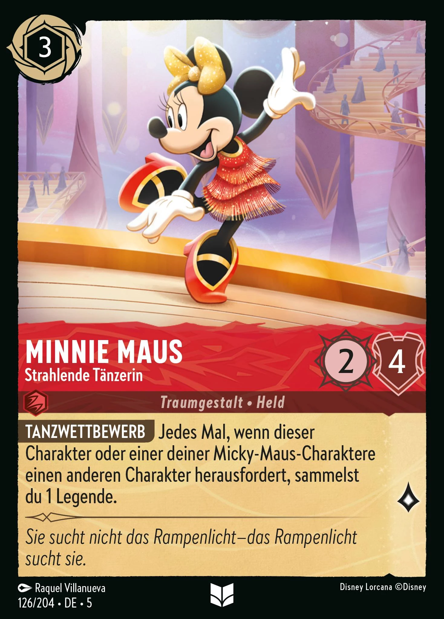 Minnie Maus - Strahlende Tänzerin (Himmelsleuchten 126)