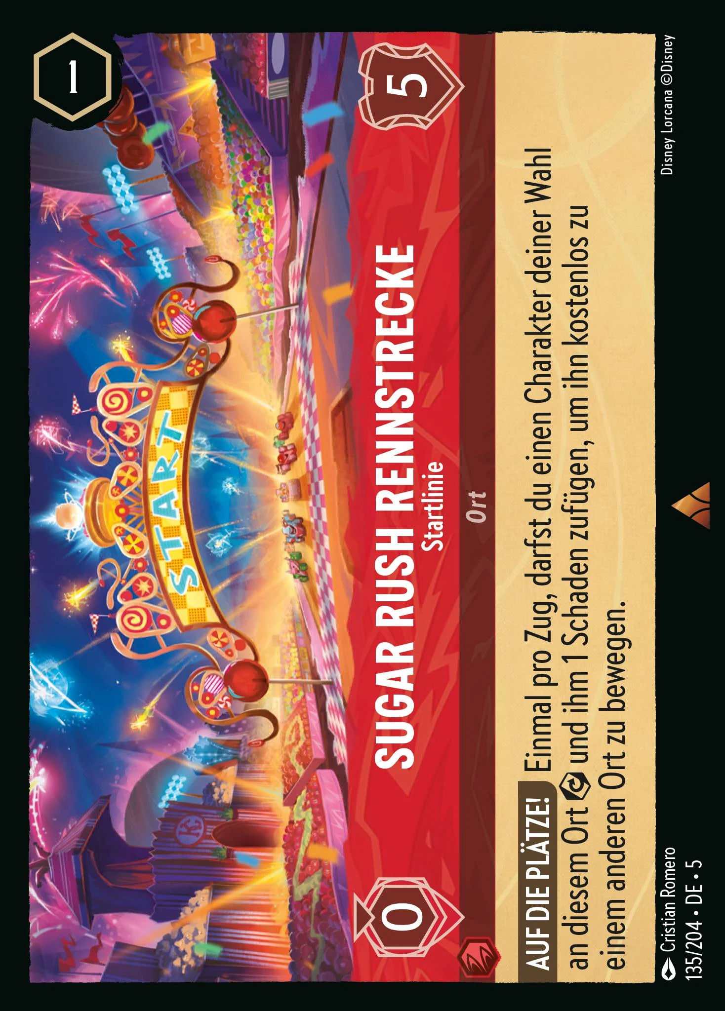 Sugar Rush Rennstrecke - Startlinie (Himmelsleuchten 135)