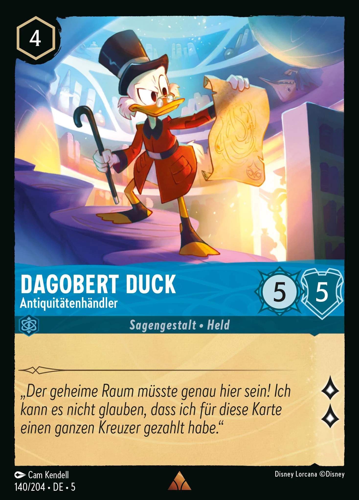 Dagobert Duck - Antiquitätenhändler (Himmelsleuchten 140)