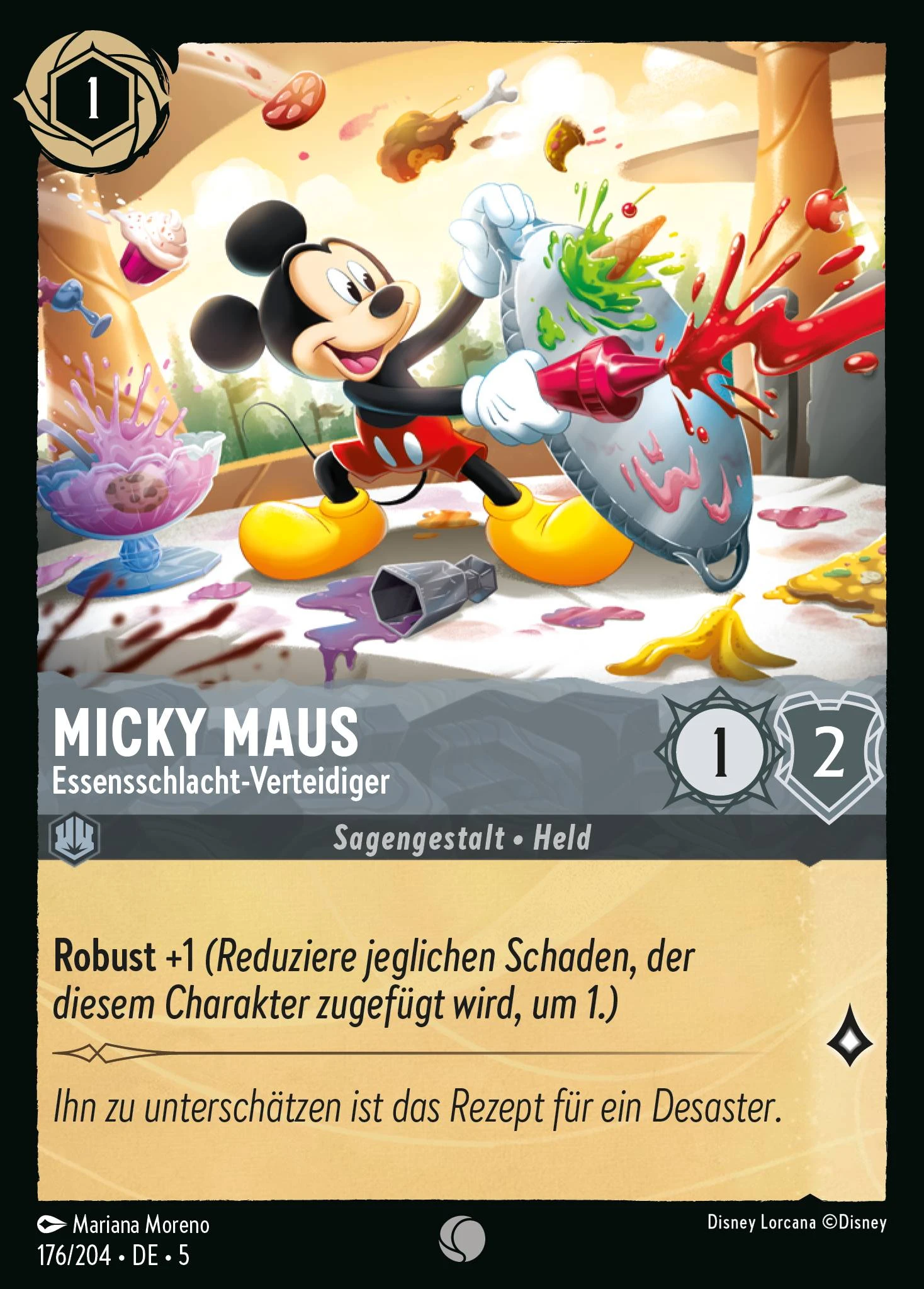 Micky Maus - Essensschlacht-Verteidiger (Himmelsleuchten 176)