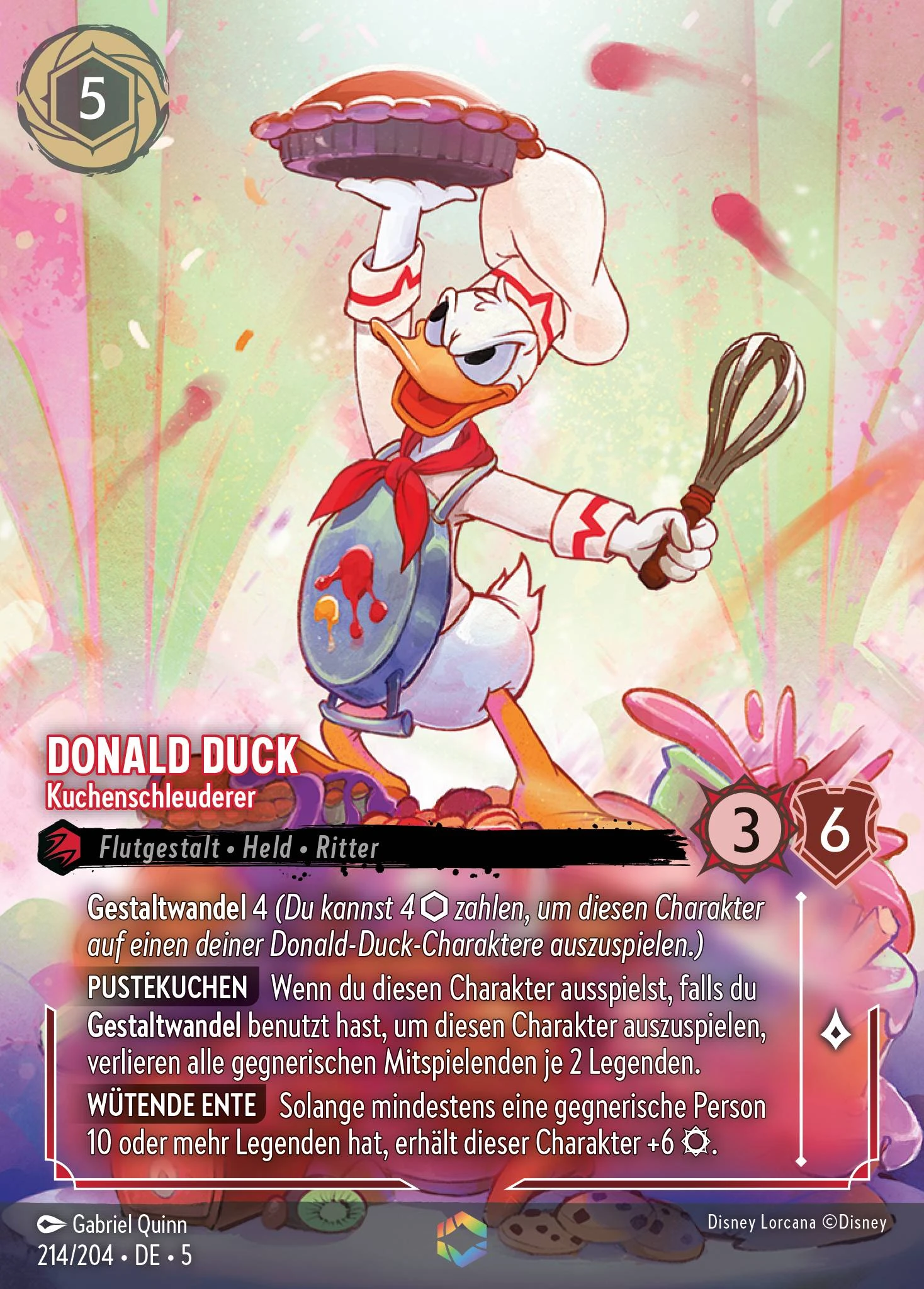 Donald Duck - Kuchenschleuderer (Himmelsleuchten 214)