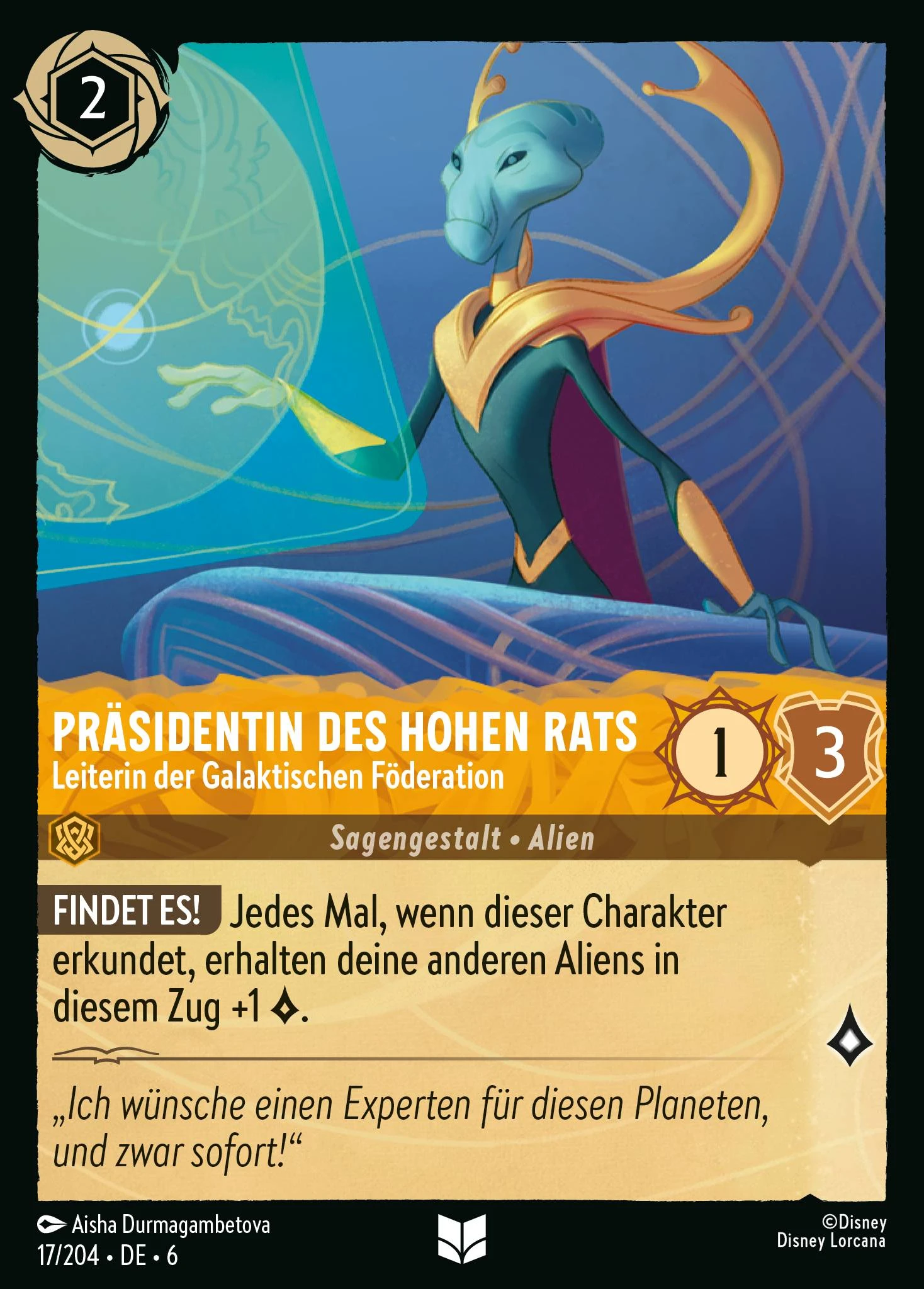 Präsidentin des Hohen Rats - Leiterin der Galaktischen Föderation (Azurblaues Meer 017)