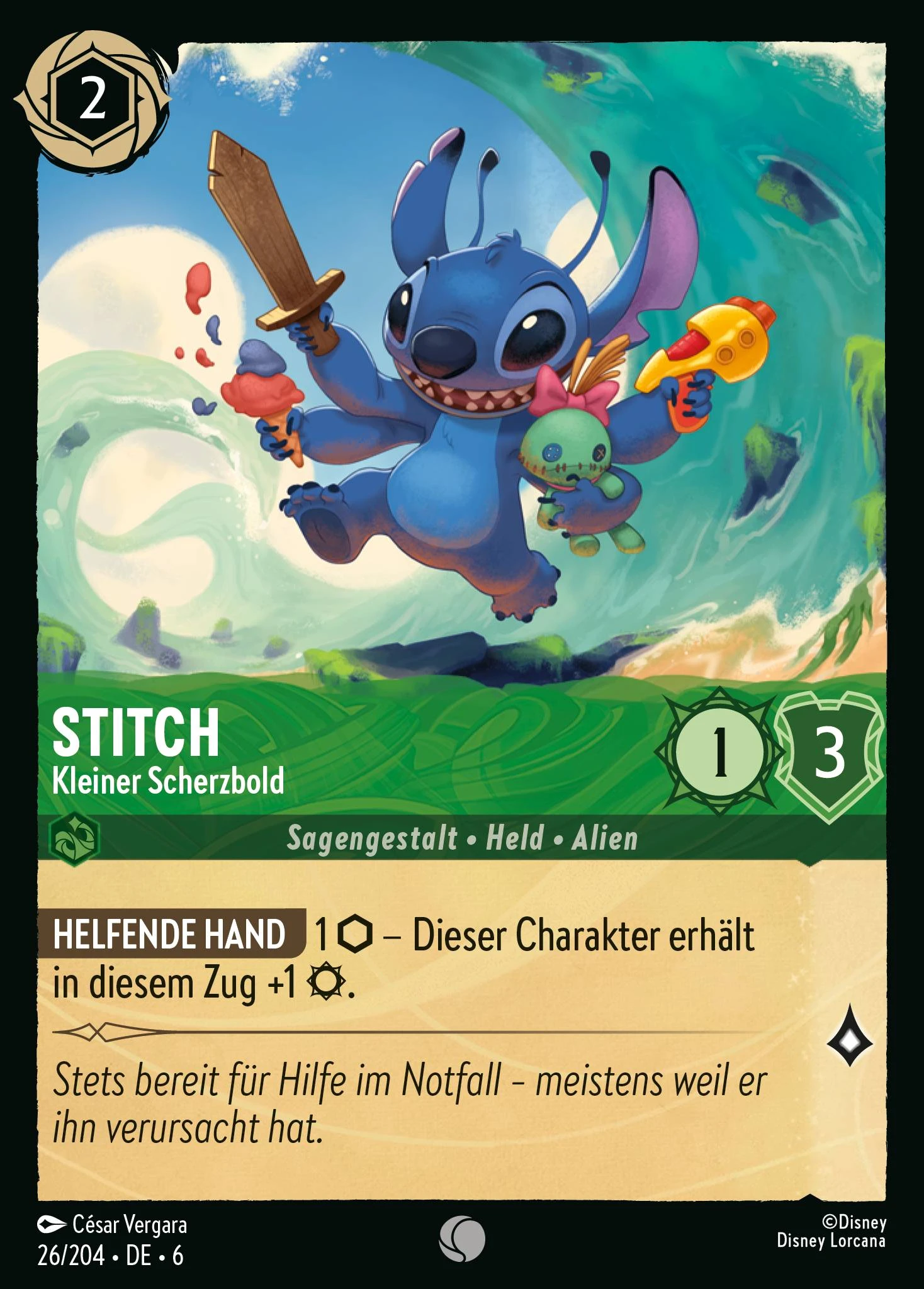 Stitch - Kleiner Scherzbold (Azurblaues Meer 026)