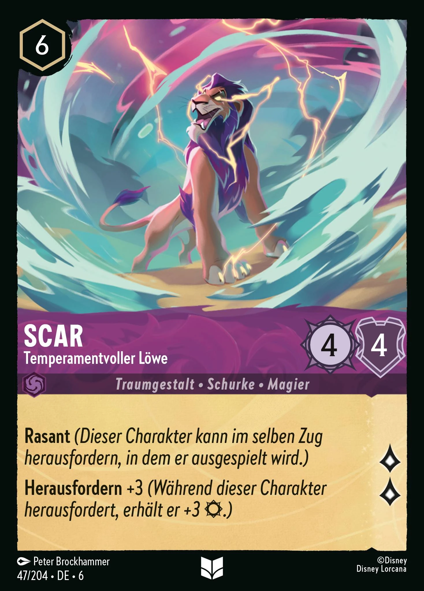Scar - Temperamentvoller Löwe (Azurblaues Meer 047)
