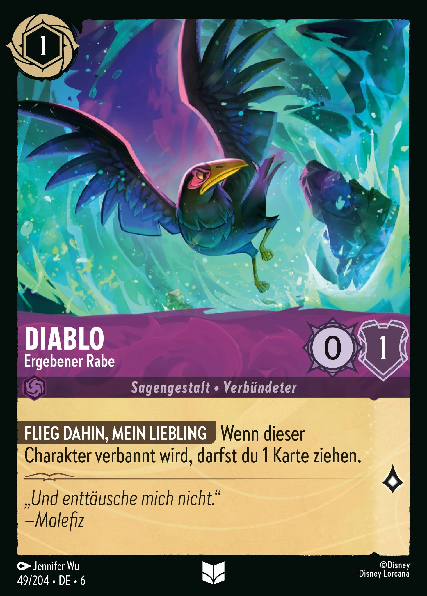 Diablo - Ergebener Rabe (Azurblaues Meer 049)