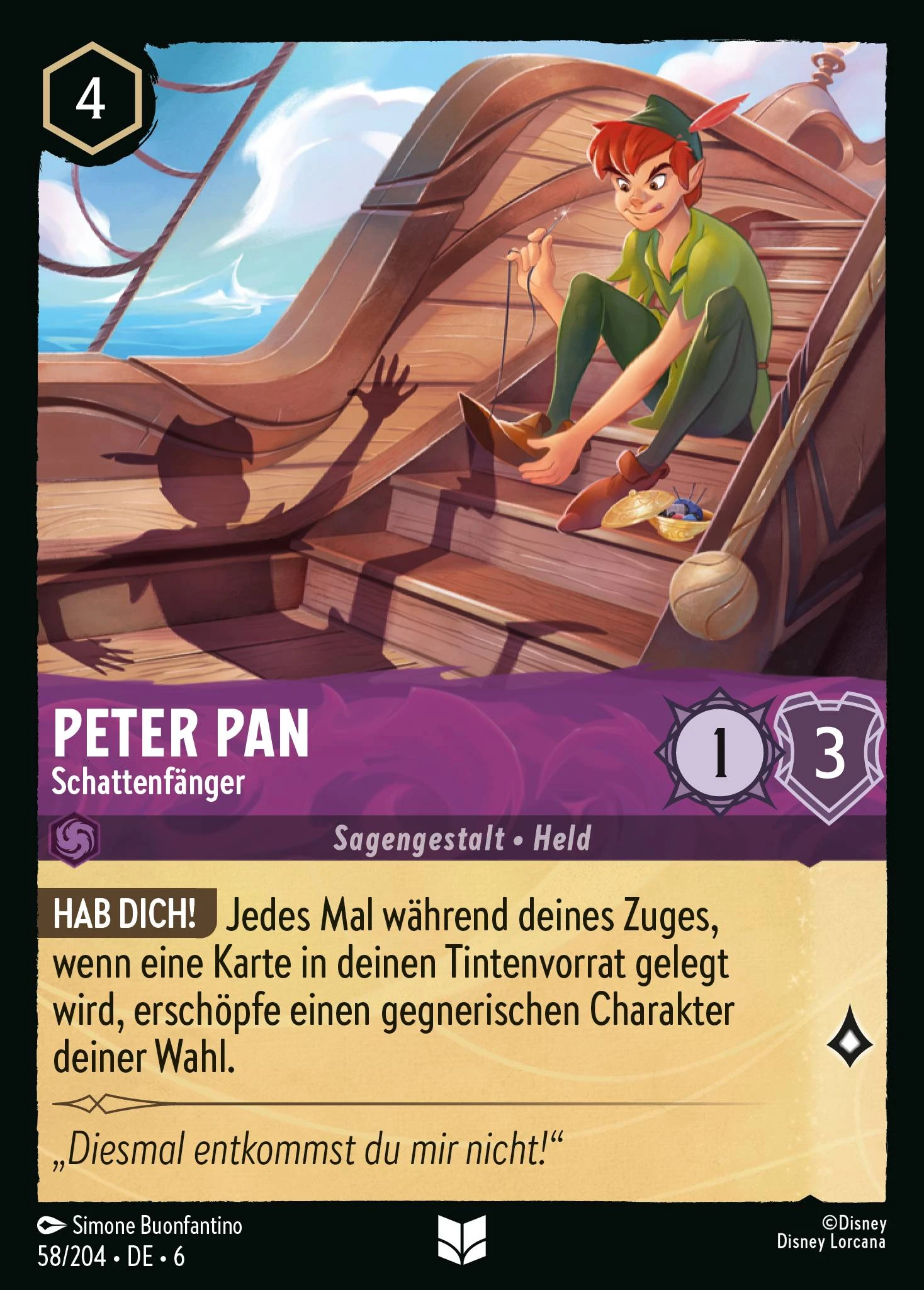 Peter Pan - Schattenfänger (Azurblaues Meer 058)