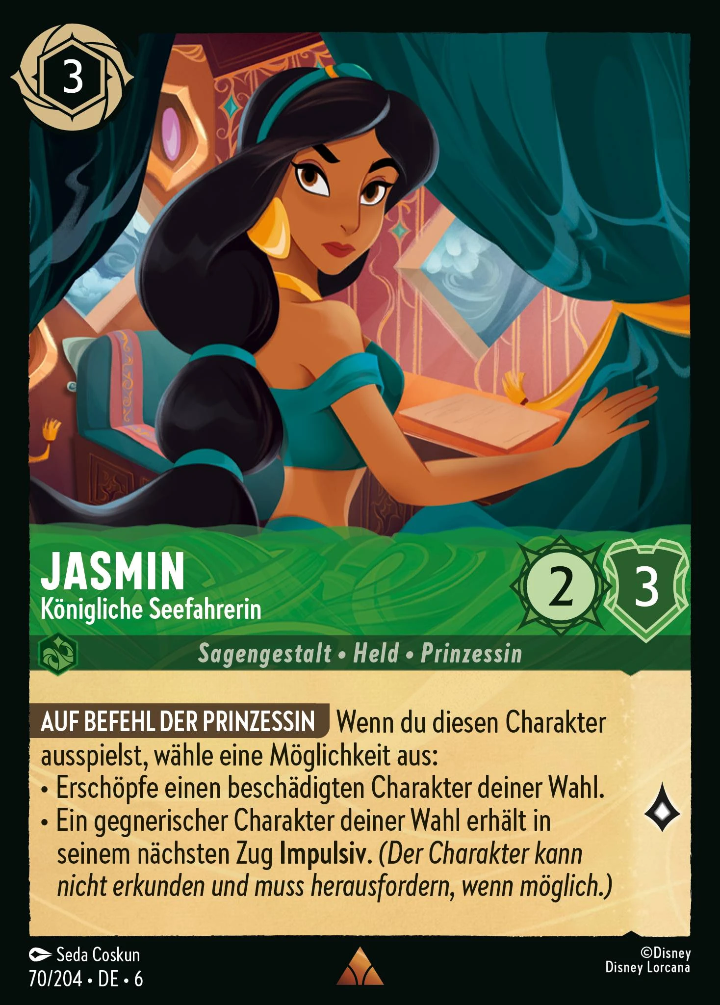 Jasmin - Königliche Seefahrerin (Azurblaues Meer 070)