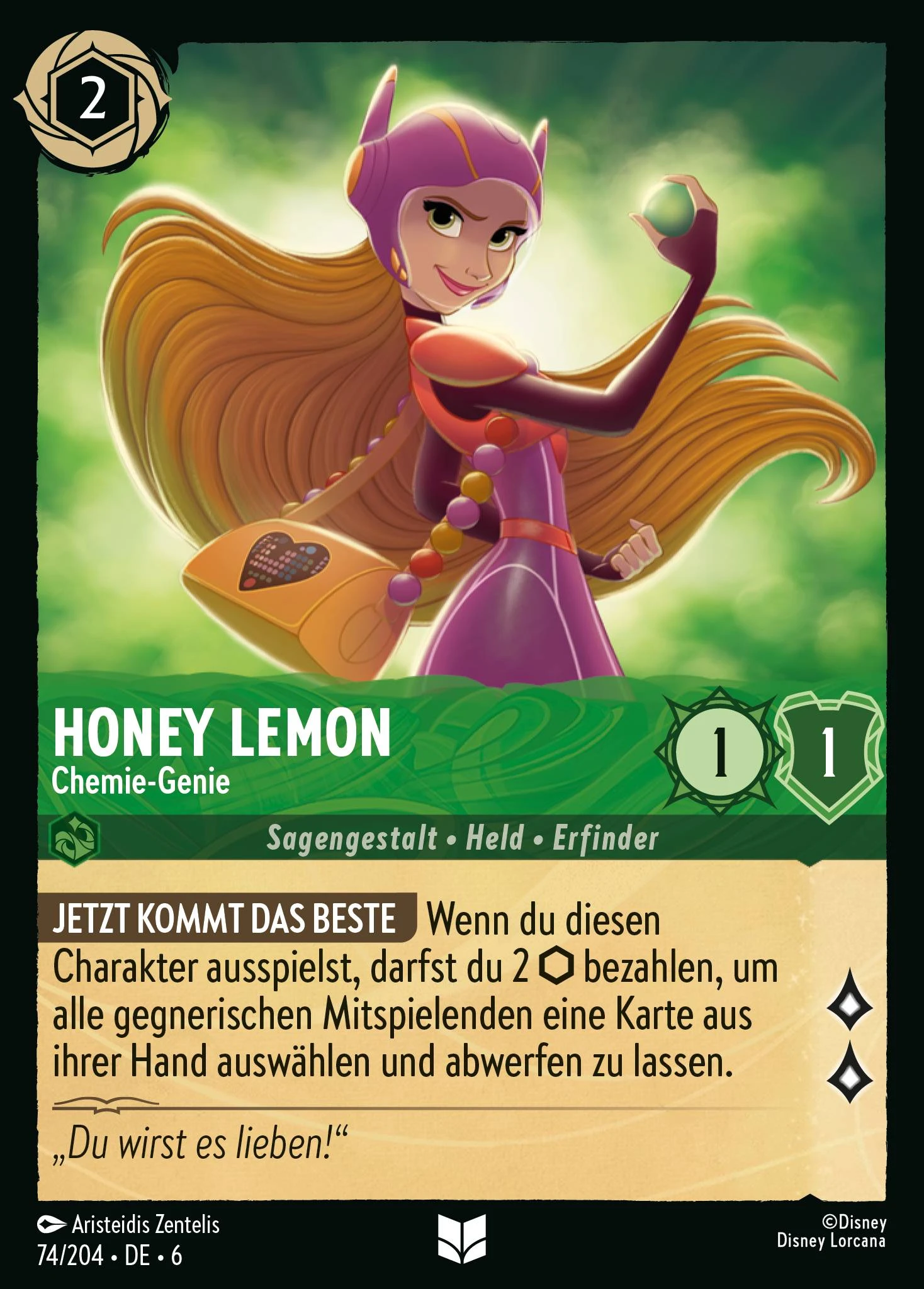 Honey Lemon - Chemie-Genie (Azurblaues Meer 074)