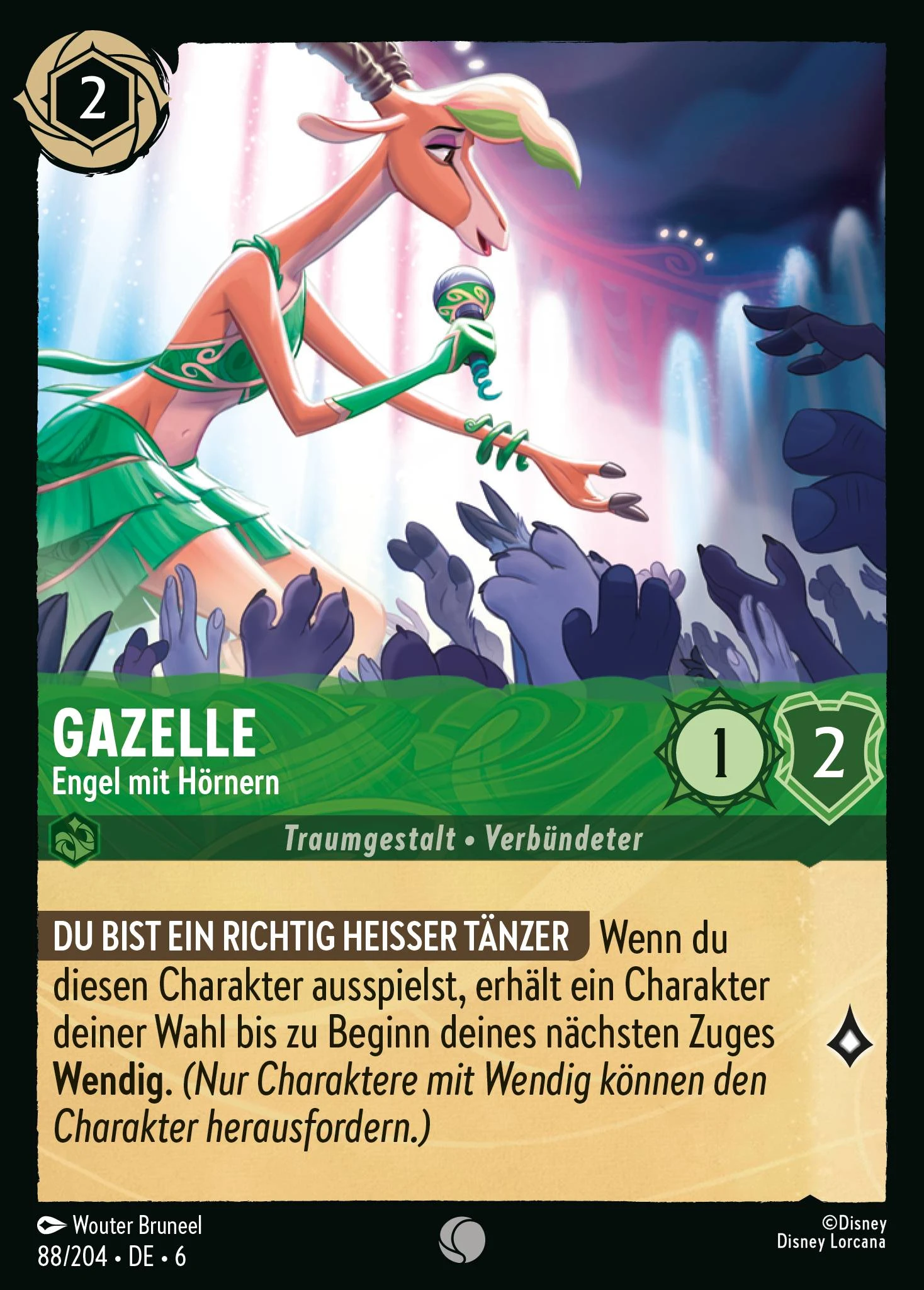 Gazelle - Engel mit Hörnern (Azurblaues Meer 088)