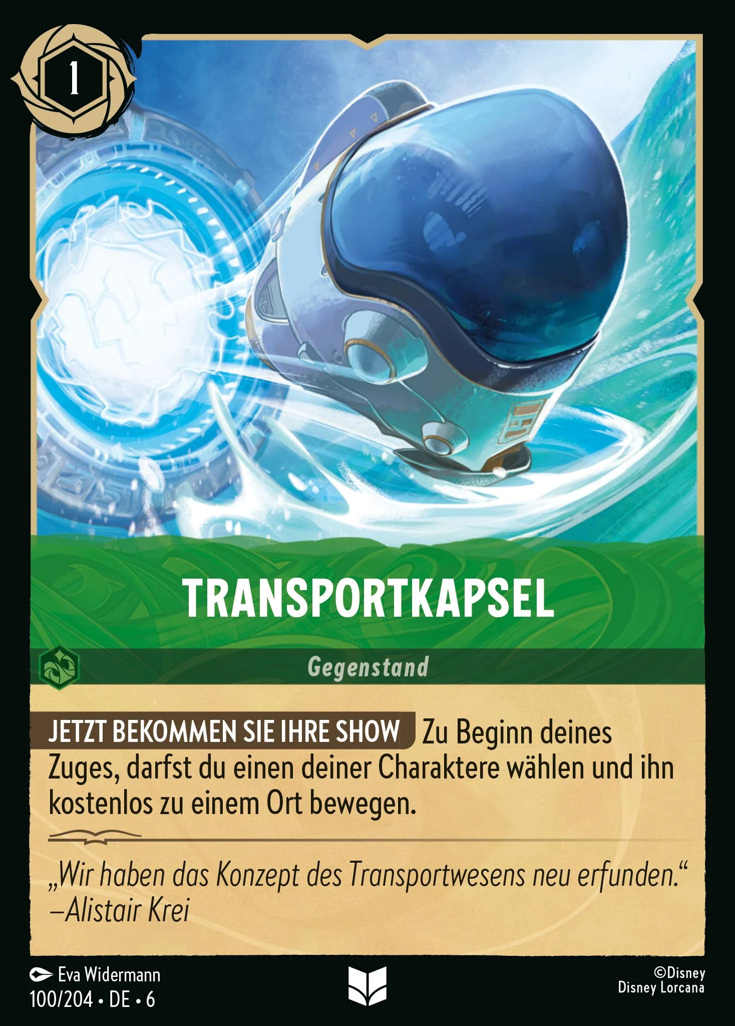 Transportkapsel (Azurblaues Meer 100)