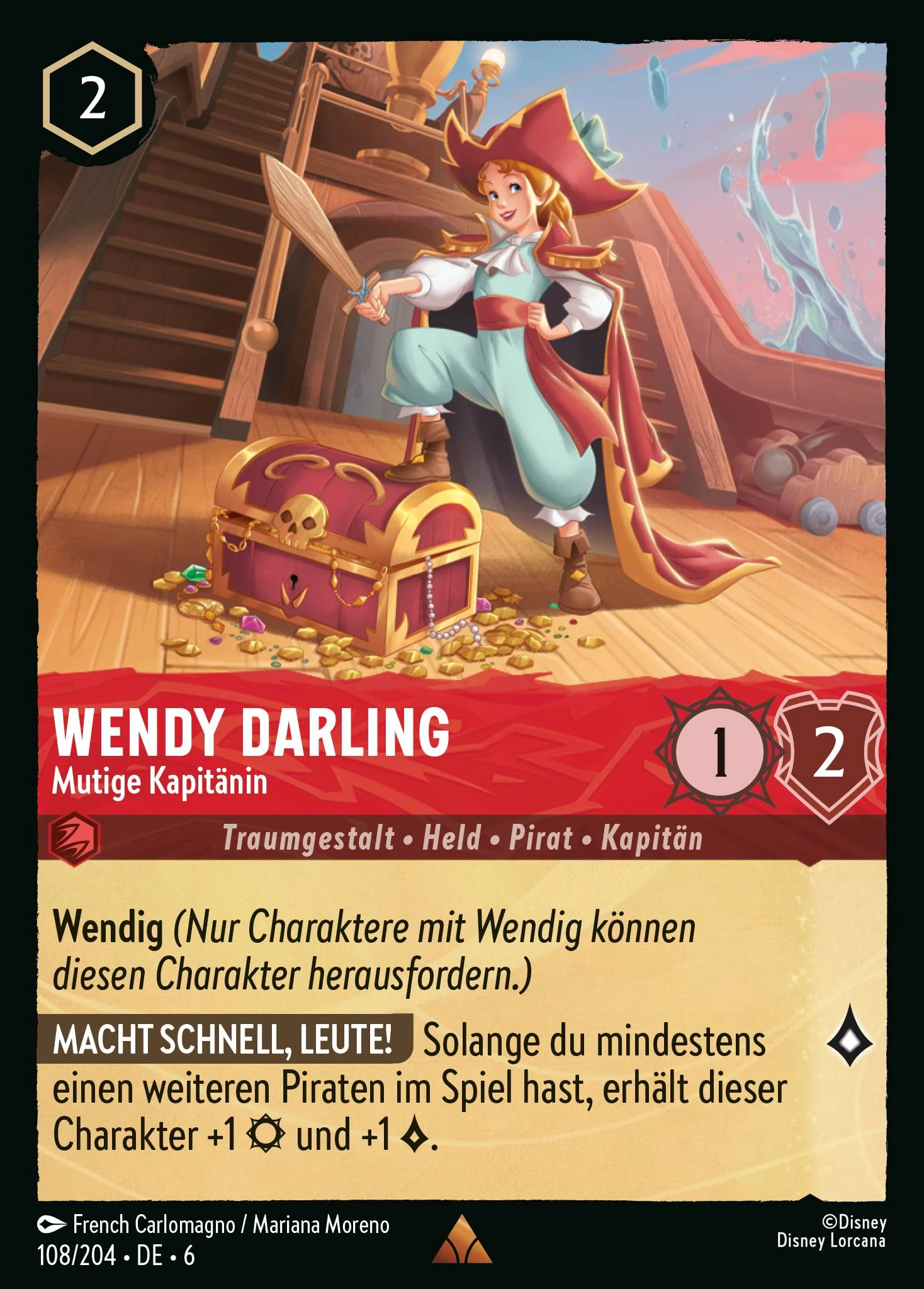 Wendy Darling - Mutige Kapitänin (Azurblaues Meer 108)