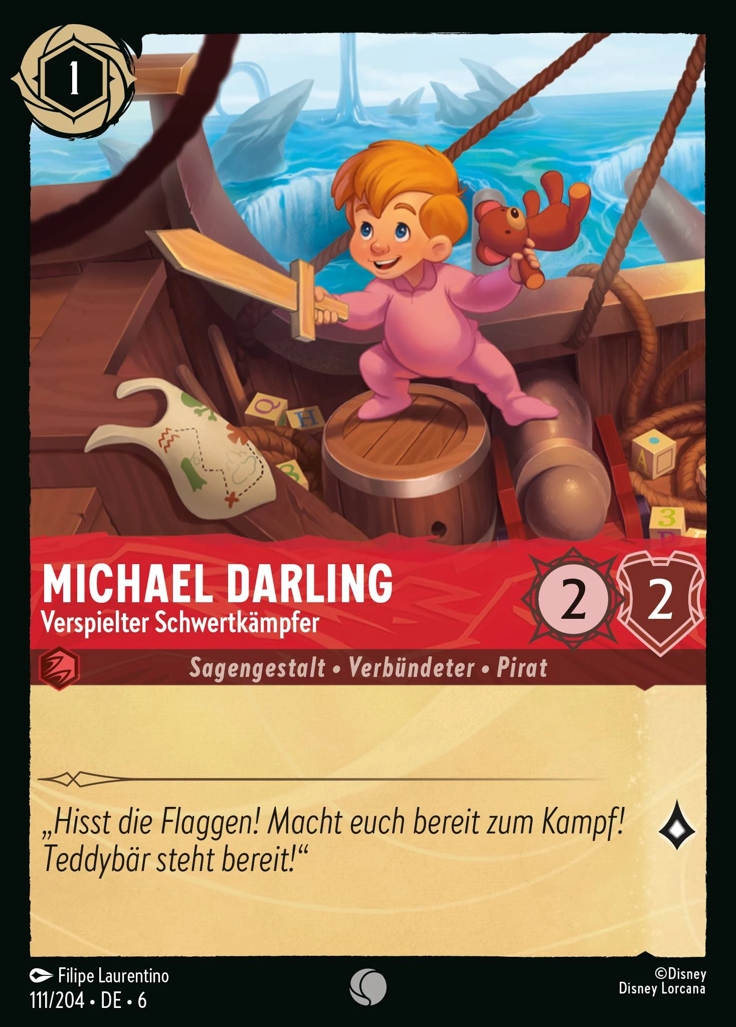 Michael Darling - Verspielter Schwertkämpfer (Azurblaues Meer 111)