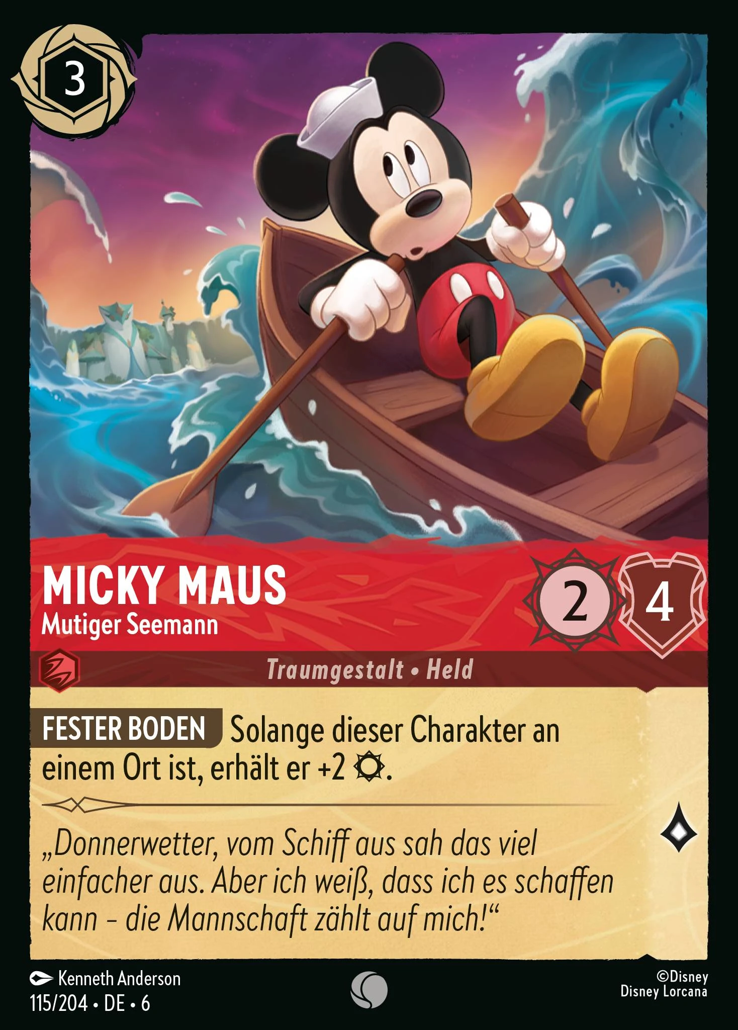 Micky Maus - Mutiger Seemann (Azurblaues Meer 115)