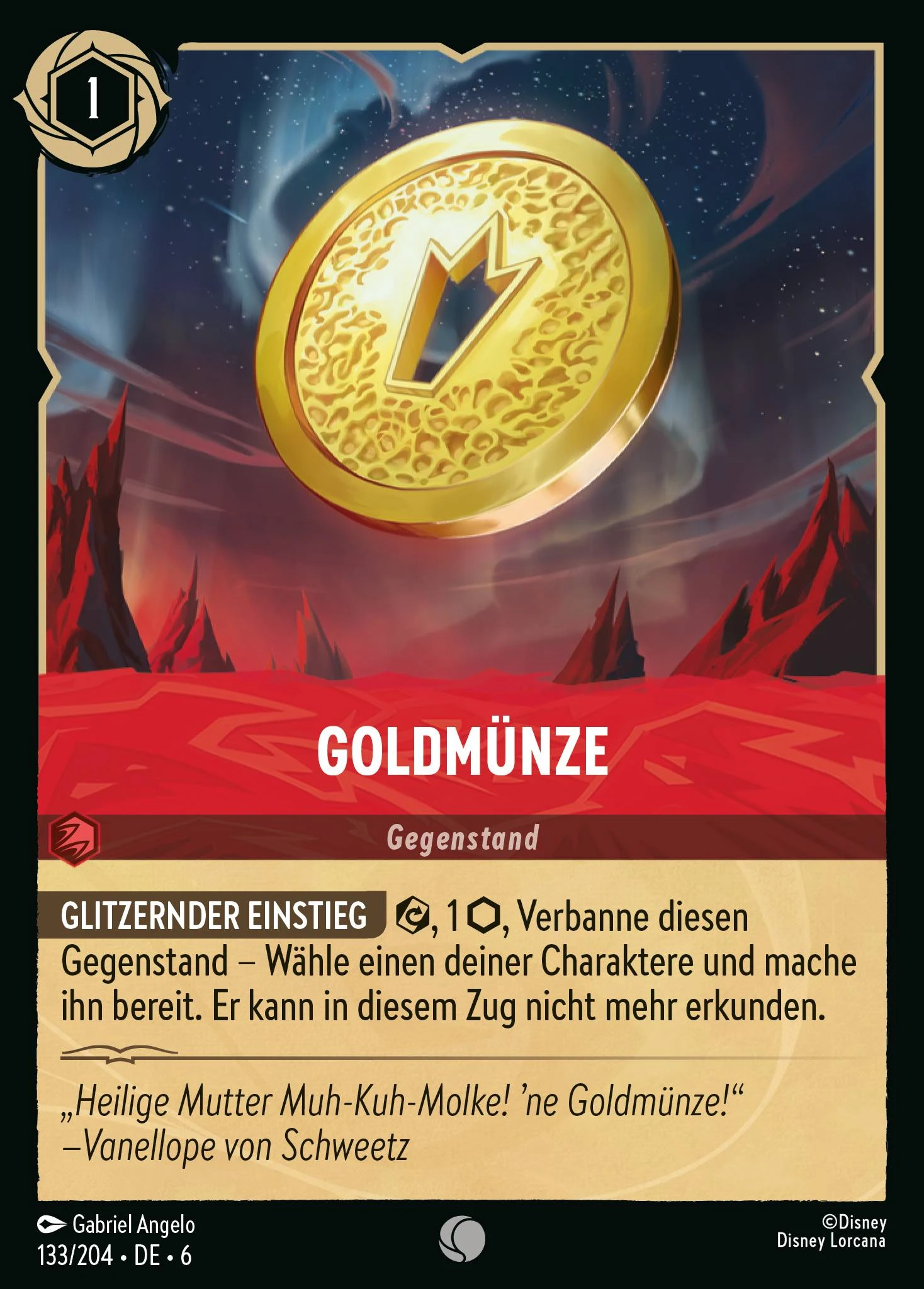 Goldmünze (Azurblaues Meer 133)